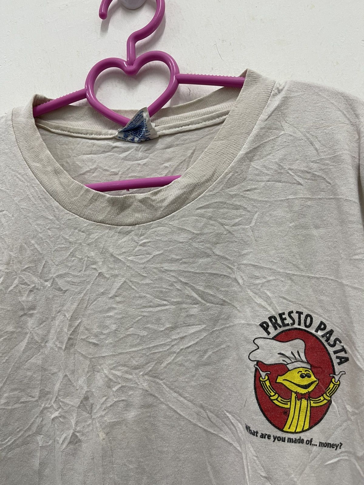 Vintage Rare Vintage PRESTO PASTA What Are You Made Of Money Shirt Size US L / EU 52-54 / 3 - 4 Thumbnail