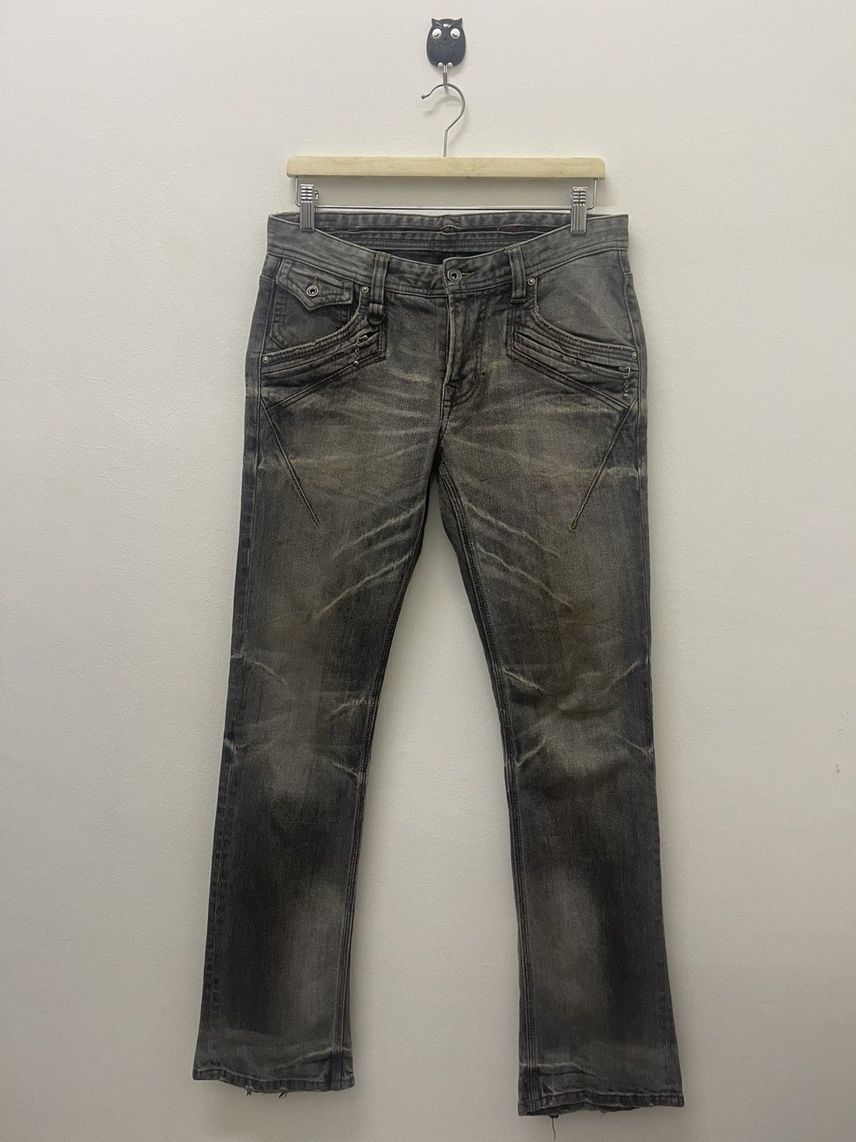 Nicole Club Rare Vintage NICOLE CLUB FOR MEN Distressed Denim Size US 31 - 5 Thumbnail
