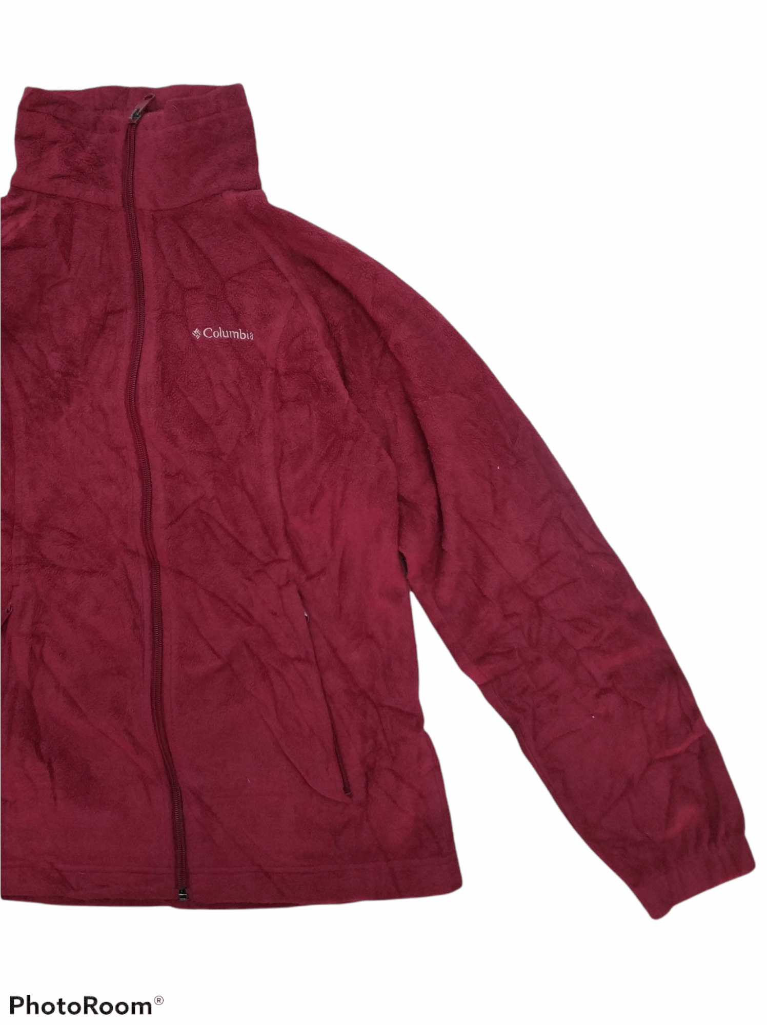 Columbia 🔥Red Columbia Fleece Zipper Jacket Size S / US 4 / IT 40 - 3 Thumbnail