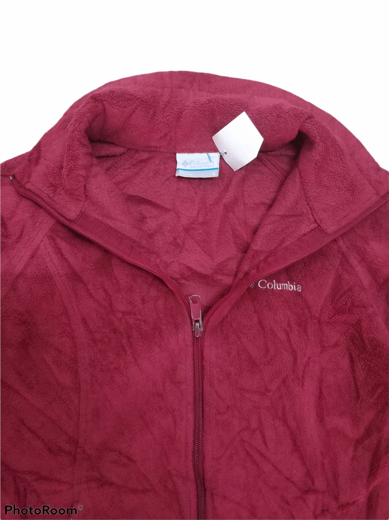 Columbia 🔥Red Columbia Fleece Zipper Jacket Size S / US 4 / IT 40 - 2 Thumbnail