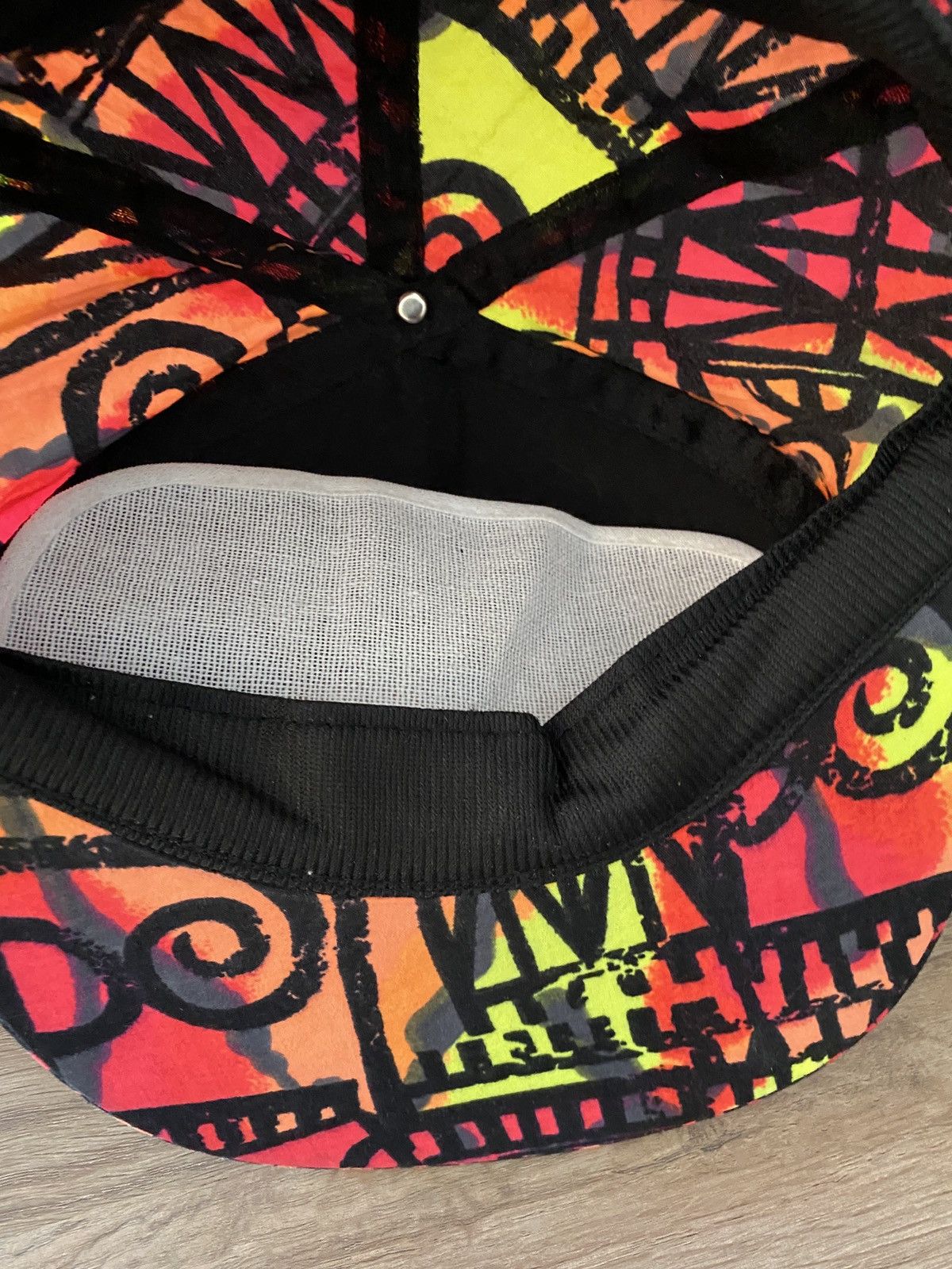 Vintage Vintage Early 90’s Bahamas Neon Nylon Snap Back Hat Cap Size ONE SIZE - 10 Thumbnail