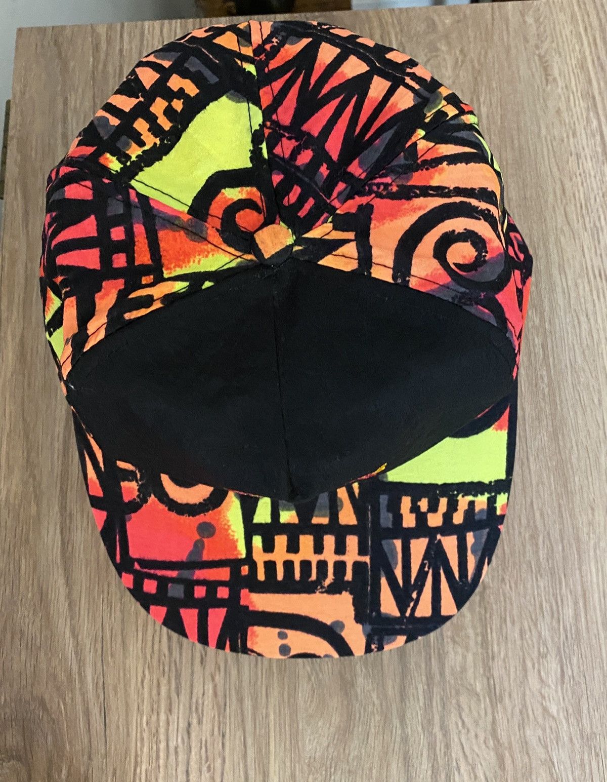 Vintage Vintage Early 90’s Bahamas Neon Nylon Snap Back Hat Cap Size ONE SIZE - 5 Thumbnail