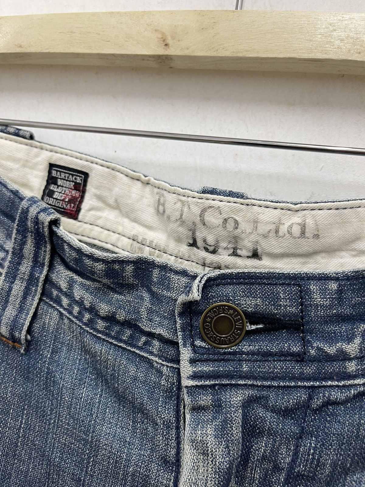 Levi's Vintage Clothing Rare Vintage BARTACK X LEVIS Bush Pant Work Wear Jeans Size US 30 / EU 46 - 10 Thumbnail