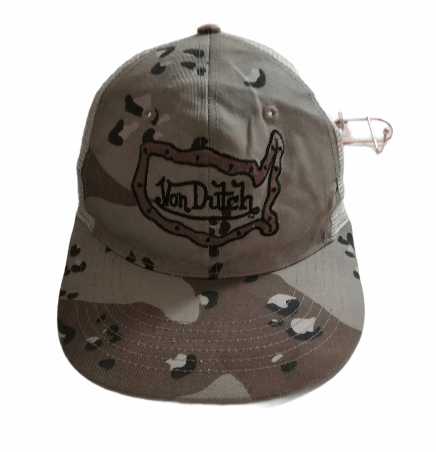 Von Dutch 🔥Vintage Von Dutch Coco Chips Camo Trucker Hat Size ONE SIZE - 4 Thumbnail