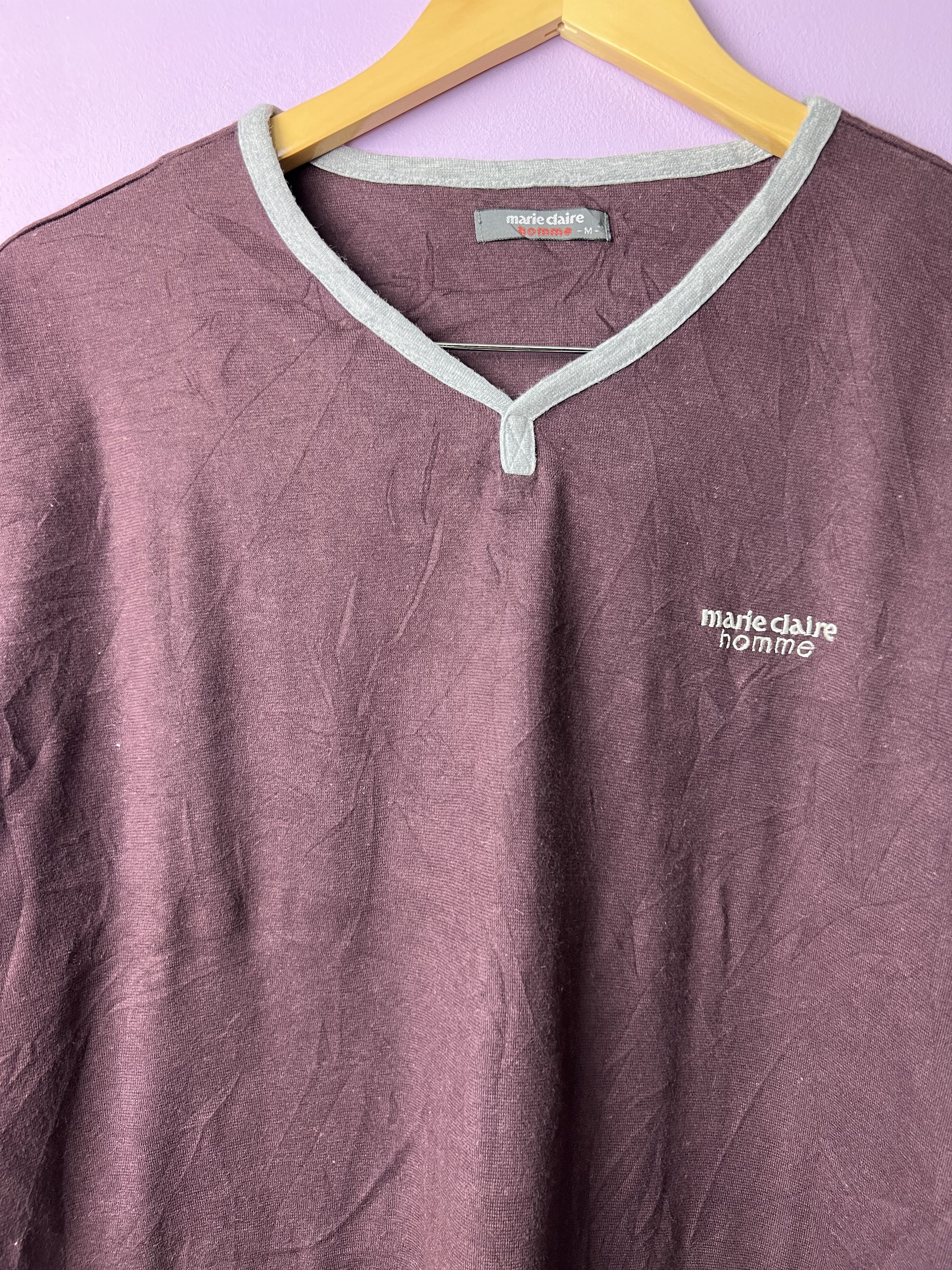 Japanese Brand 🔥Marie Claire Home Long Sleeve Tees Size M / US 6-8 / IT 42-44 - 6 Thumbnail