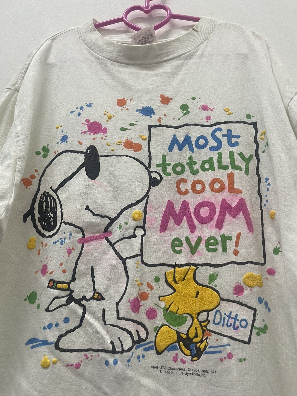 Peanuts Rare Vintage PEANUTS United Feature Syndicate Cool Mom Ever Size US XL / EU 56 / 4 - 2 Thumbnail