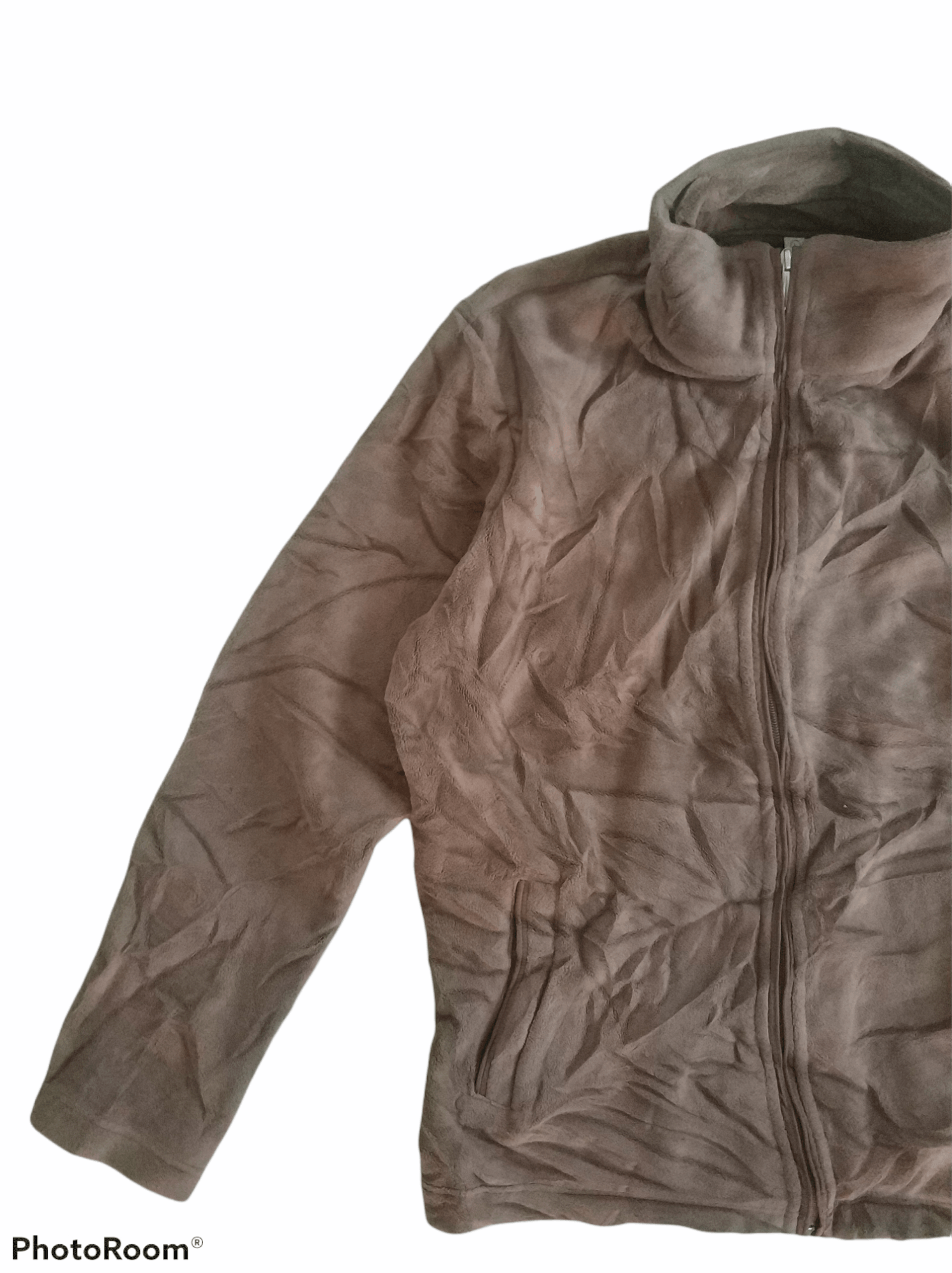 Japanese Brand 🔥Brown Uniqlo Fleece Zipper Jacket Size US M / EU 48-50 / 2 - 3 Thumbnail