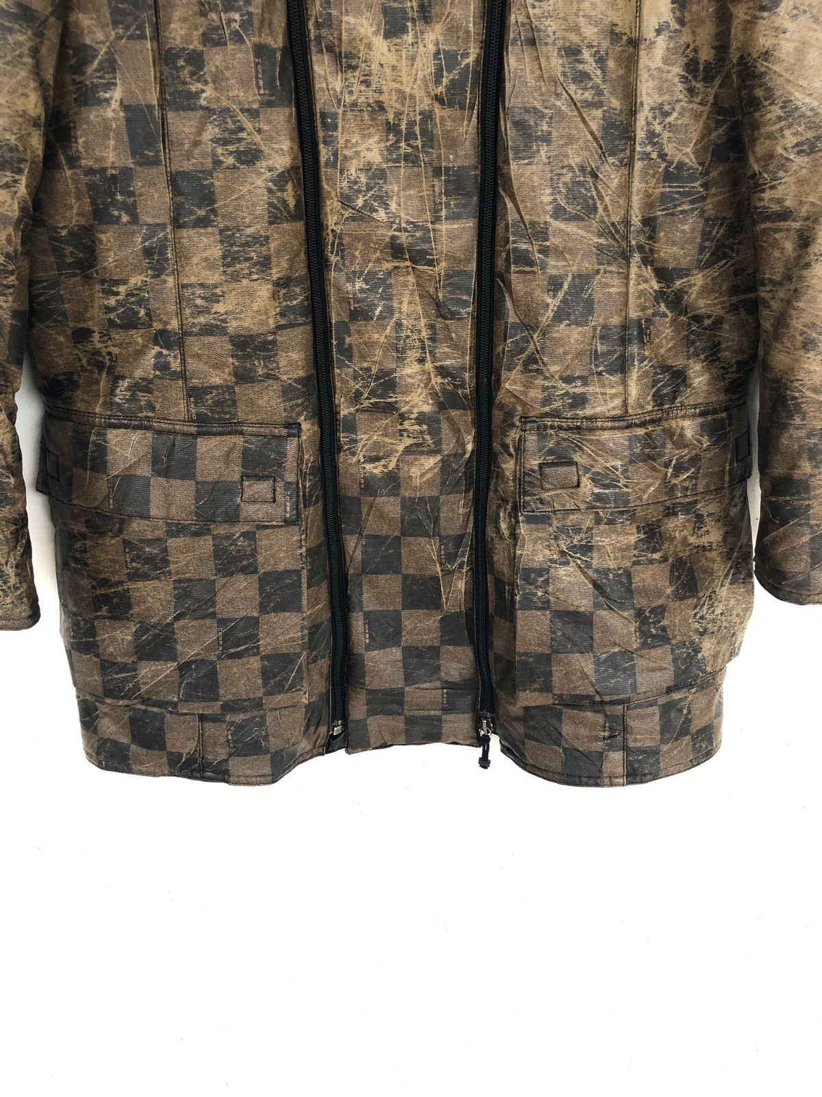 Fendi HEAT🔥Fendi Gold Zucca Monogram Check Bomber Jacket Size US M / EU 48-50 / 2 - 5 Thumbnail