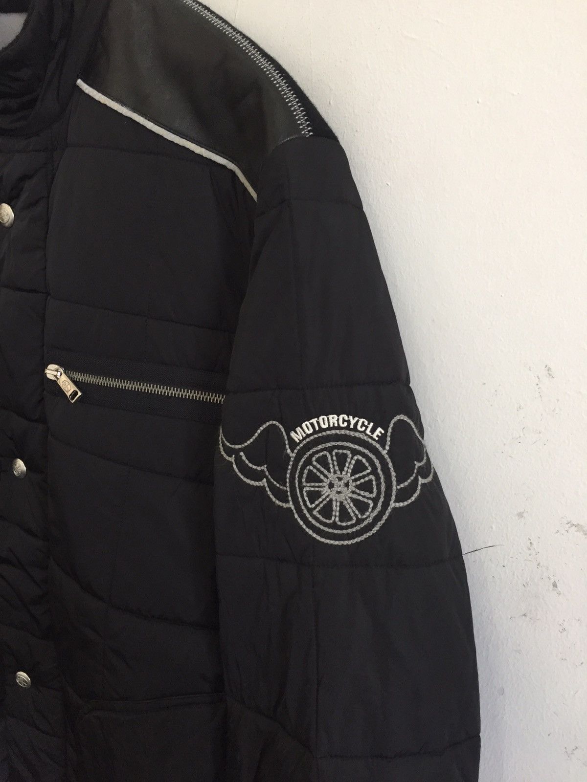 Jean Charles De Castelbajac Castelbajac 🇮🇹 Cafe Racer O/S Rider Bomber Jacket Size US L / EU 52-54 / 3 - 4 Thumbnail