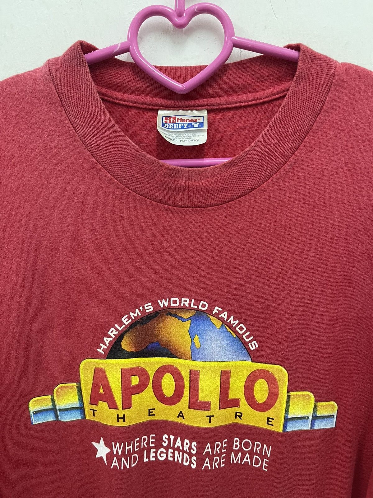 Vintage Rare Vintage APOLLO THEATRE Harlem World Famous Shirt Size US L / EU 52-54 / 3 - 2 Thumbnail