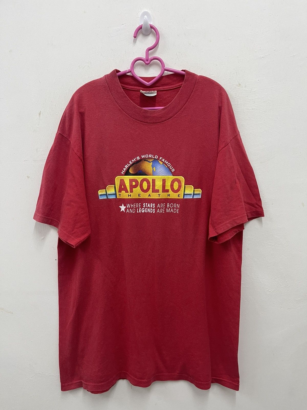 Vintage Rare Vintage APOLLO THEATRE Harlem World Famous Shirt Size US L / EU 52-54 / 3 - 1 Thumbnail