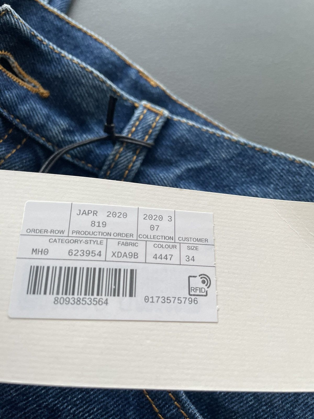 Gucci Limited Brand New Runway Gucci Striped Washed Denim Jeans Size US 33 - 20 Thumbnail