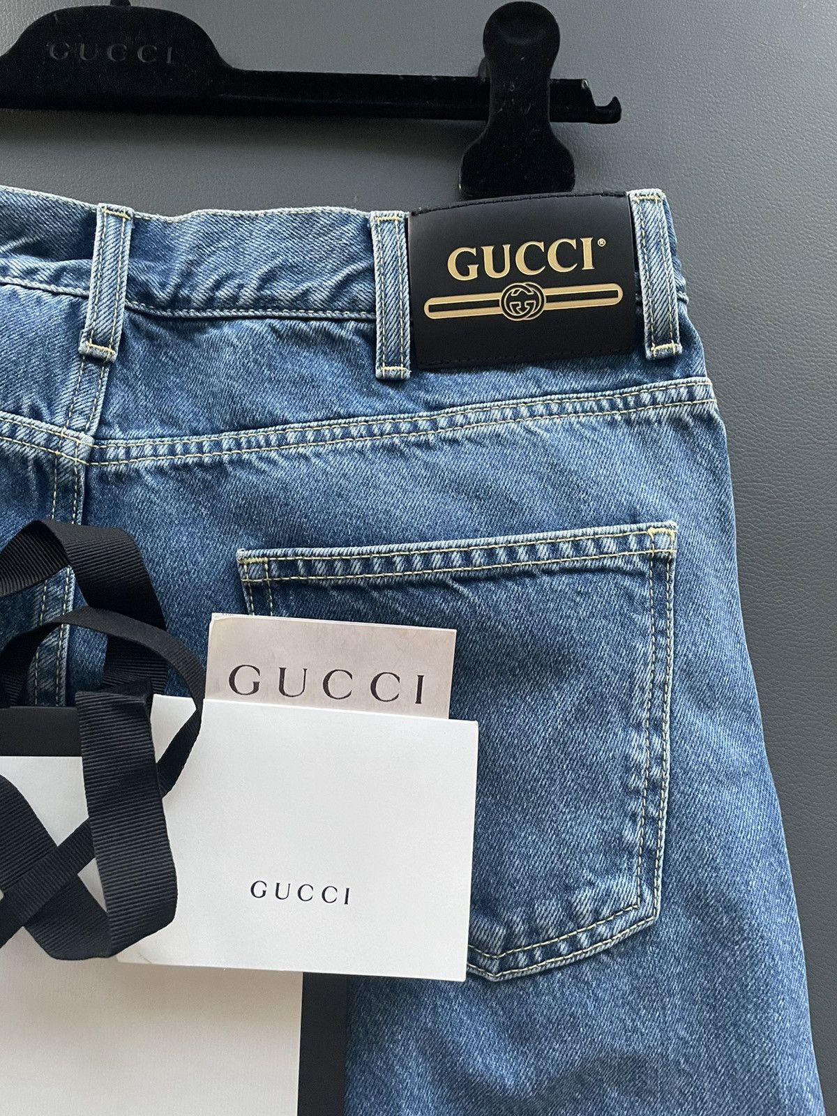 Gucci Rare 2K Super Runway Sold Out Skinny Denim Jeans w Brooches Size US 30 / EU 46 - 15 Thumbnail