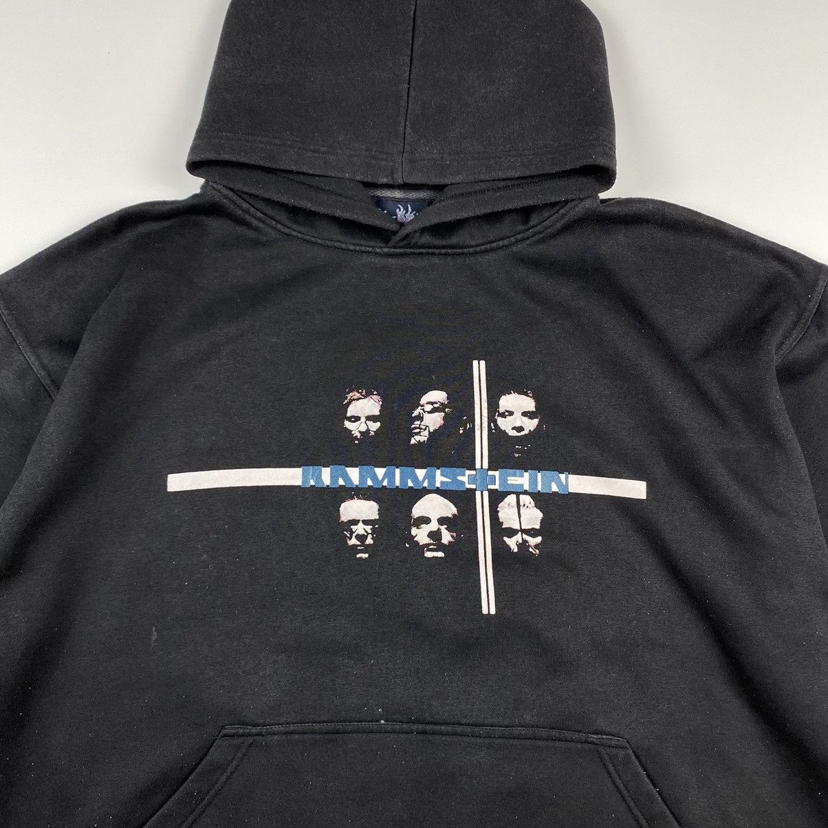 Band Tees Rare! 2005 Vintage Rammstein Rosenrot Hoodie Big Print Size US XL / EU 56 / 4 - 4 Thumbnail