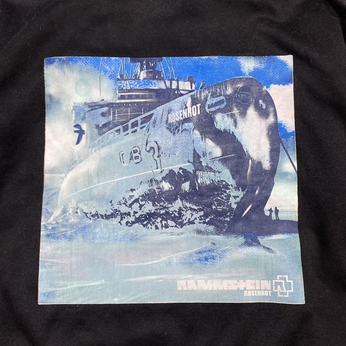 Band Tees Rare! 2005 Vintage Rammstein Rosenrot Hoodie Big Print Size US XL / EU 56 / 4 - 8 Thumbnail