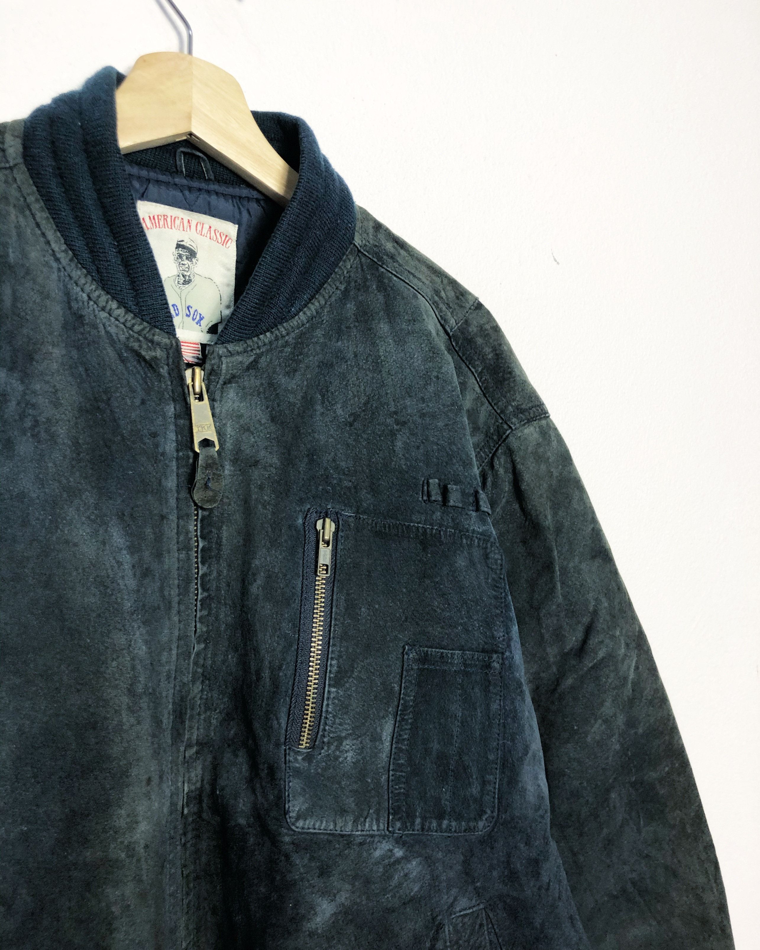 MLB × Vintage Rare Vintage MLB Boston Red Sox Tail End Bombers Jacket Size US M / EU 48-50 / 2 - 4 Thumbnail