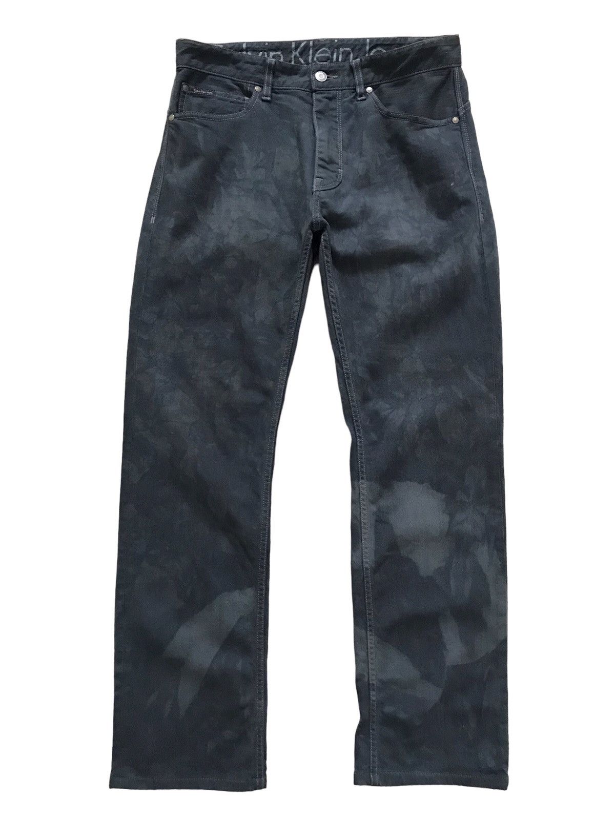 Calvin Klein Calvin Klein Phthalo Bleach Tie Dye Denim Jeans Size US 31 - 1 Thumbnail