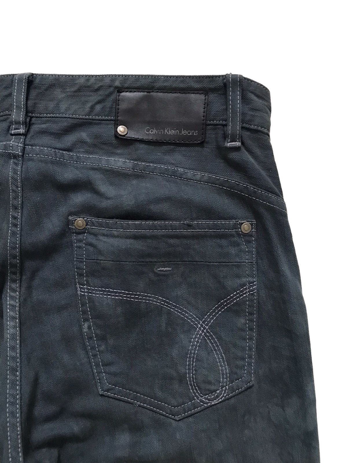 Calvin Klein Calvin Klein Phthalo Bleach Tie Dye Denim Jeans Size US 31 - 8 Thumbnail