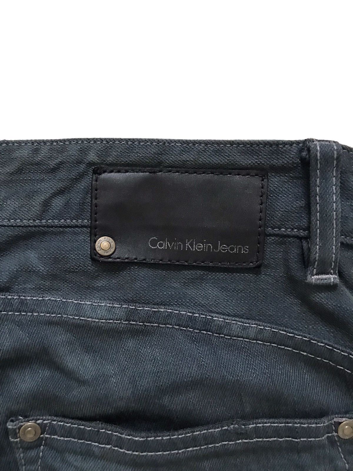 Calvin Klein Calvin Klein Phthalo Bleach Tie Dye Denim Jeans Size US 31 - 9 Thumbnail
