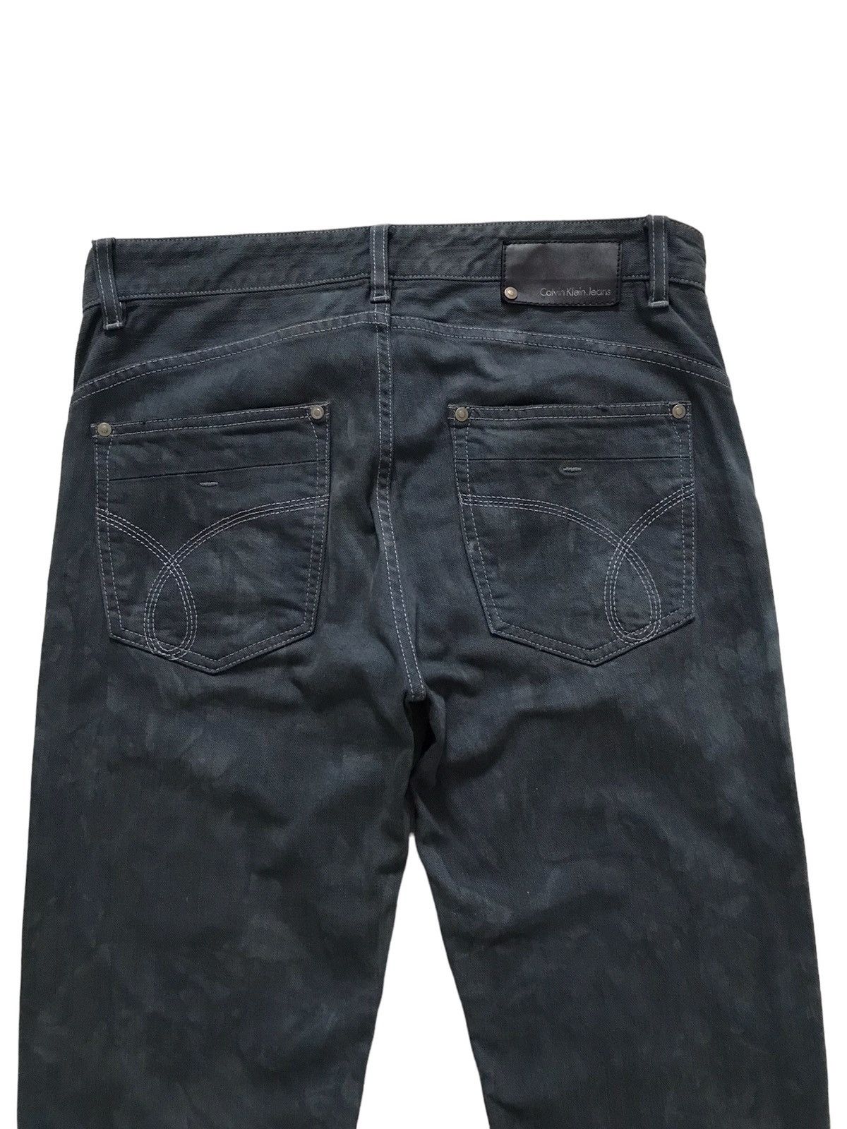 Calvin Klein Calvin Klein Phthalo Bleach Tie Dye Denim Jeans Size US 31 - 7 Thumbnail