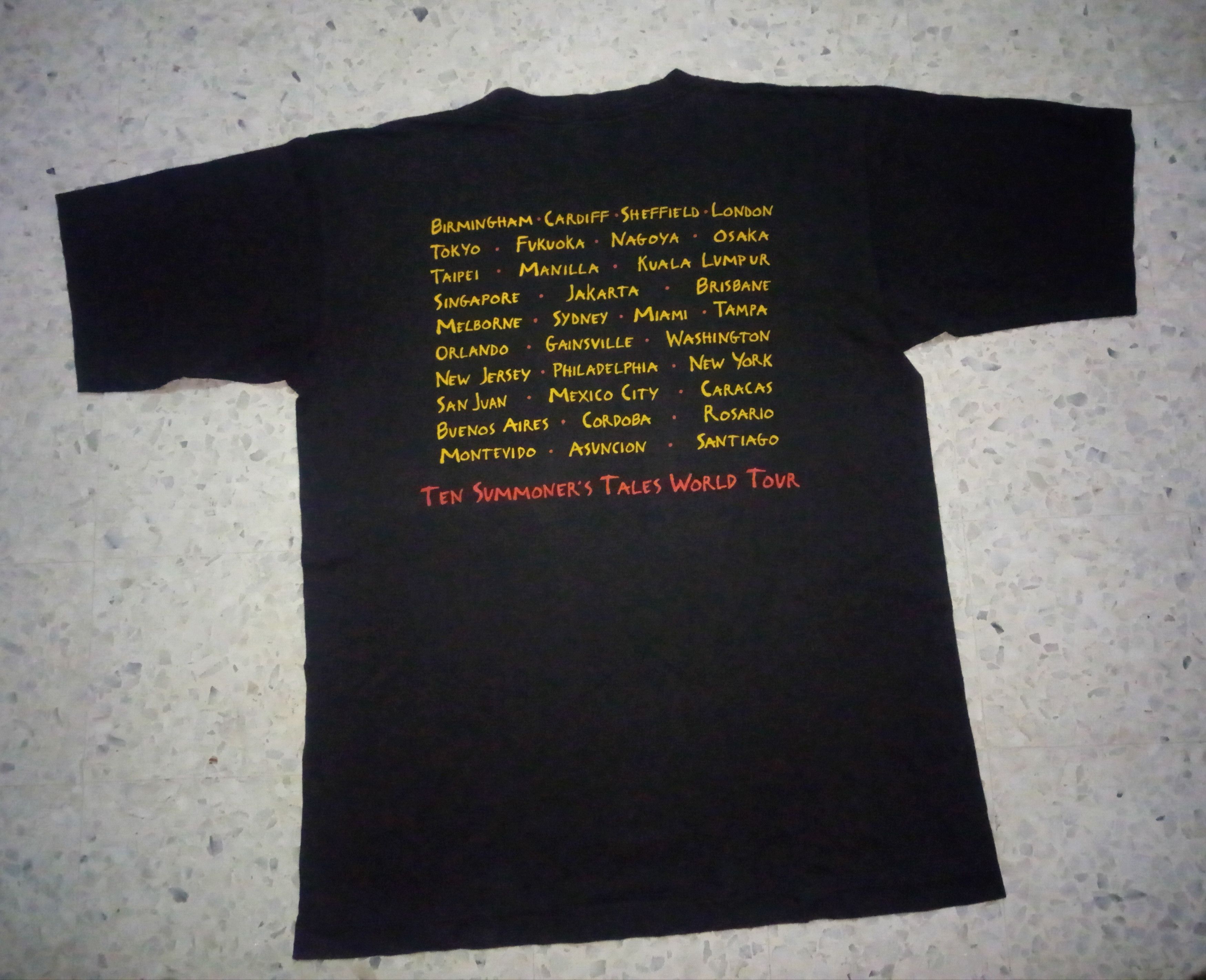 Band Tees × Vintage Vtg 90 Sting Ten Summoner's Tales shirt solo vintage Size US XL / EU 56 / 4 - 4 Thumbnail