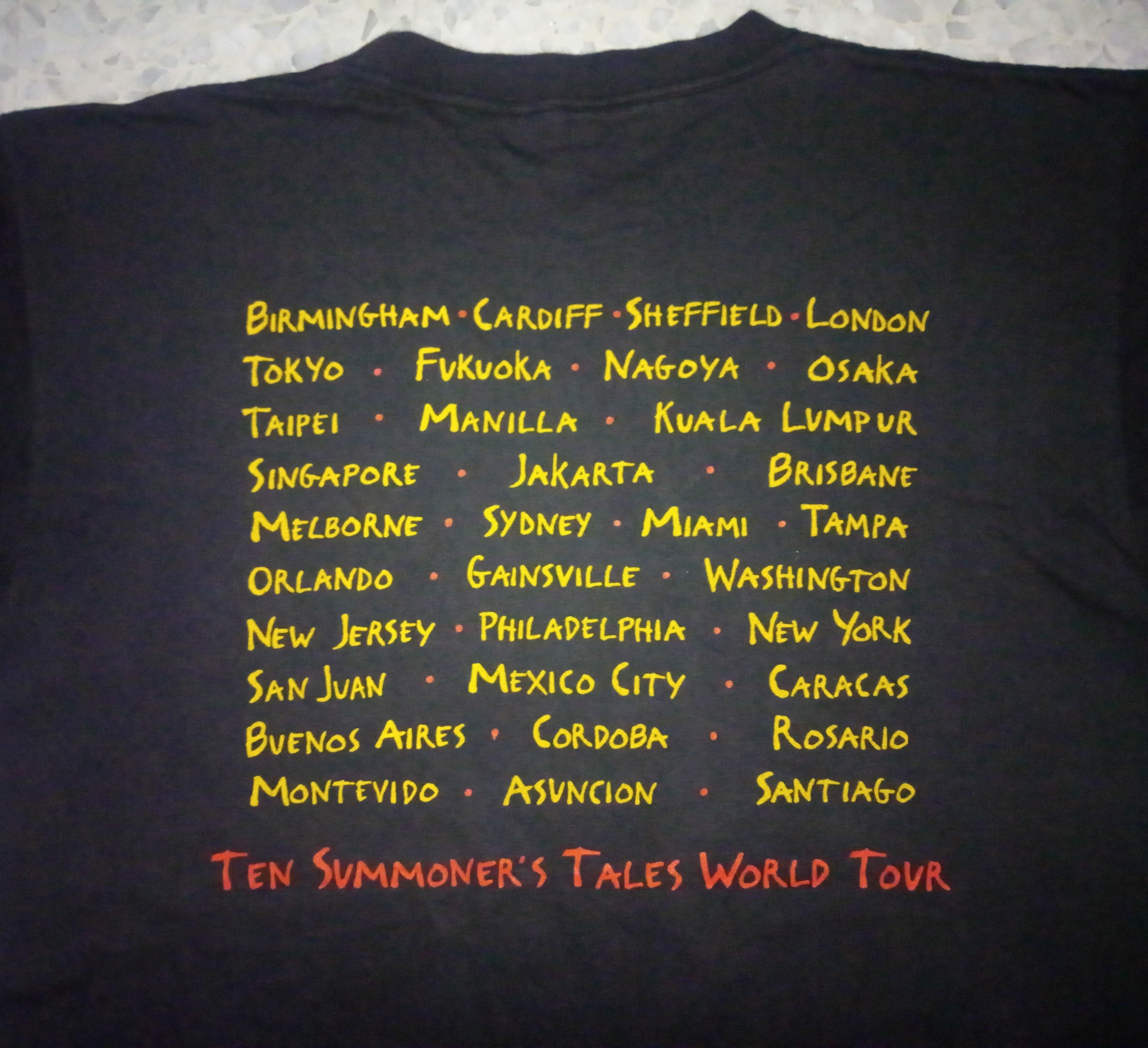 Band Tees × Vintage Vtg 90 Sting Ten Summoner's Tales shirt solo vintage Size US XL / EU 56 / 4 - 3 Thumbnail