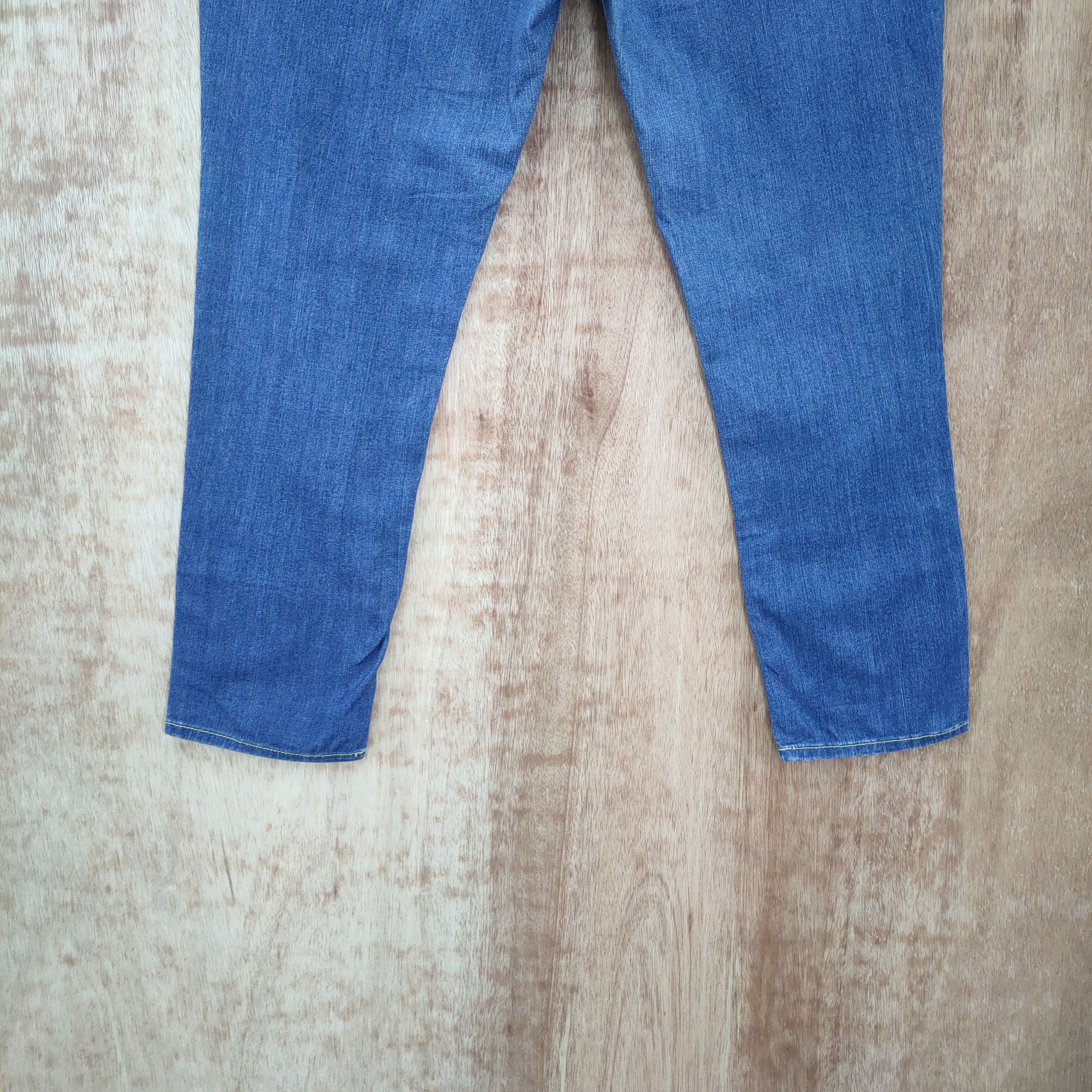 Issey Miyake NE-NET by ISSEY MIYAKE BUCKLE BACK DENIM JEANS Size US 28 / EU 44 - 7 Thumbnail