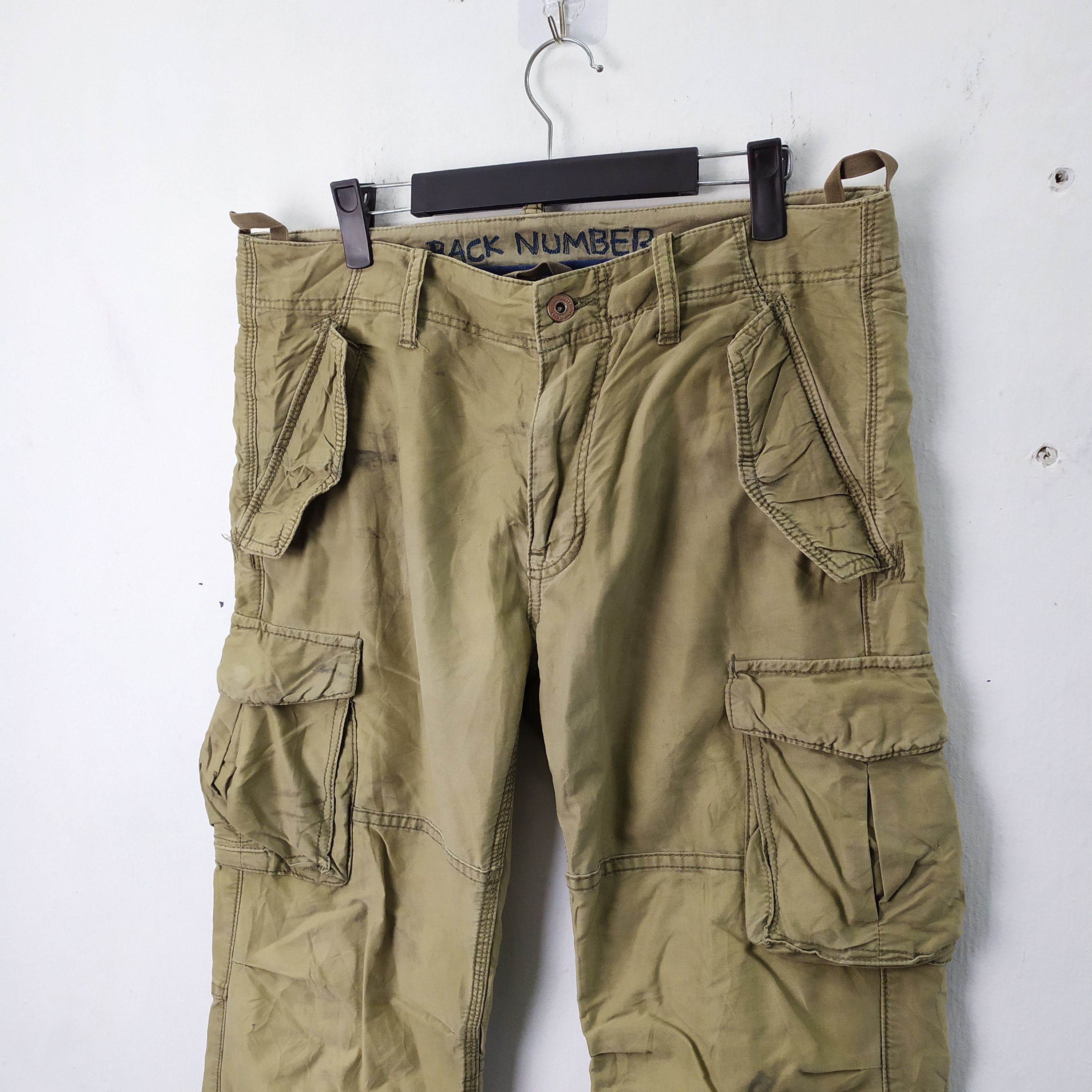 Japanese Brand BACK NUMBER FADED CARGO PANTS TACTICAL PANTS Size US 34 / EU 50 - 11 Thumbnail