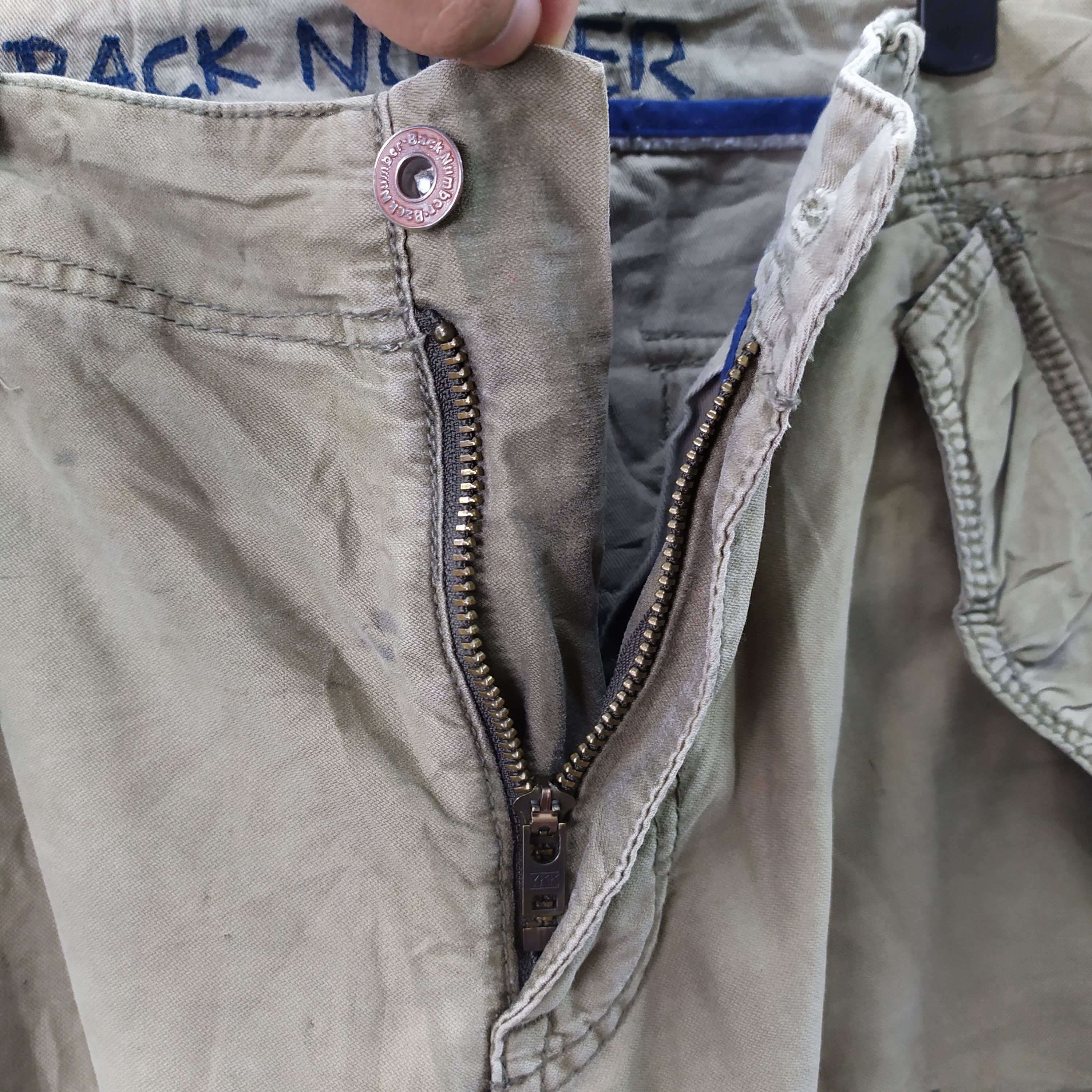 Japanese Brand BACK NUMBER FADED CARGO PANTS TACTICAL PANTS Size US 34 / EU 50 - 10 Thumbnail