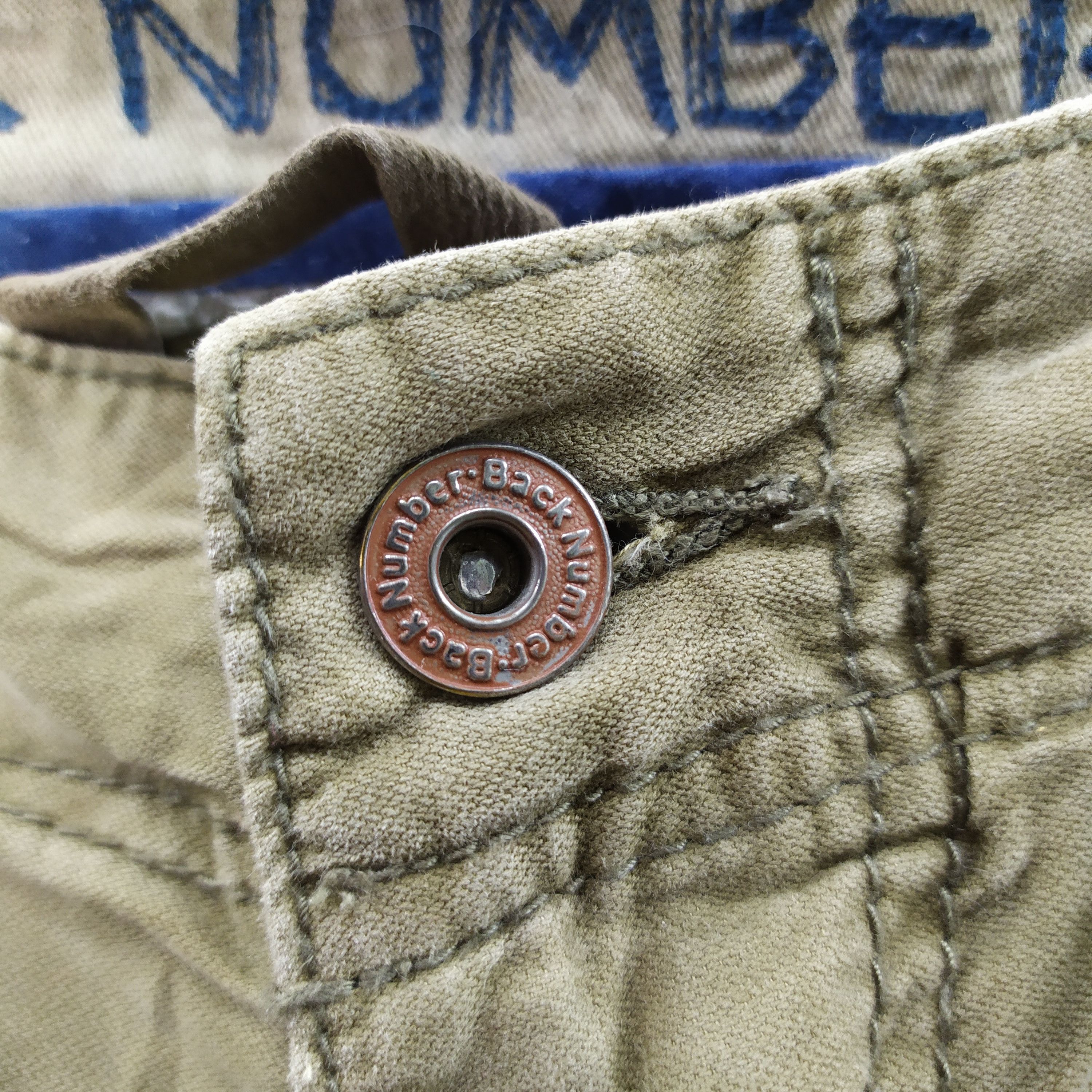 Japanese Brand BACK NUMBER FADED CARGO PANTS TACTICAL PANTS Size US 34 / EU 50 - 13 Thumbnail