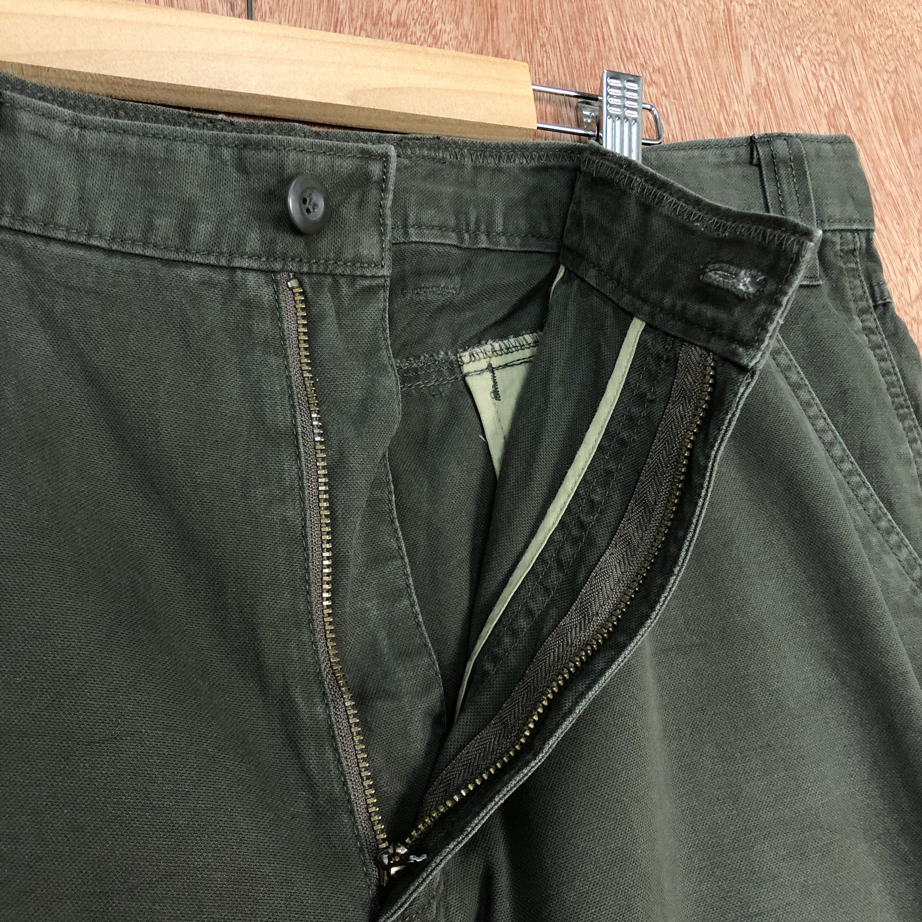 Japanese Brand OAKVALLEY Vintage 90s Dark Cotton Casual Trouser Slack Pant Size US 35 - 4 Thumbnail