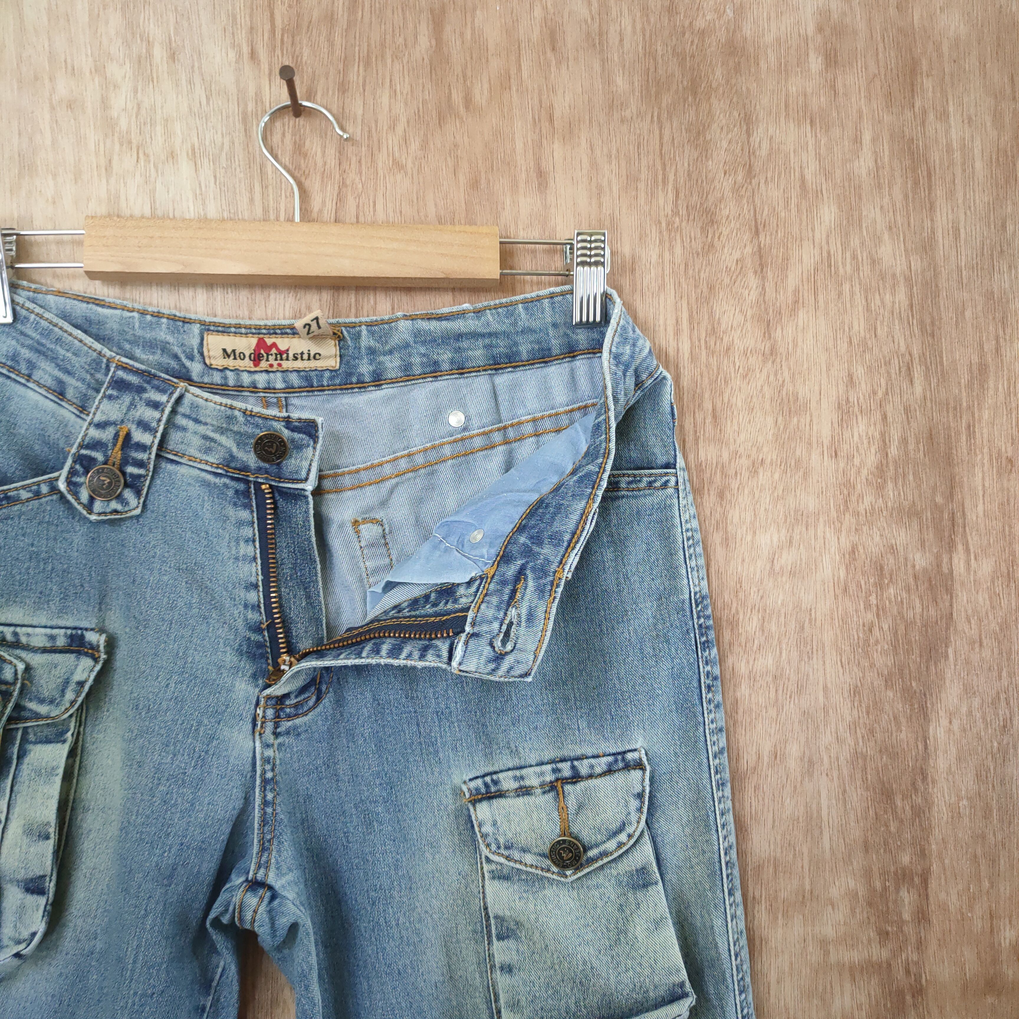 Japanese Brand MODERNISTIC MULTIPOCKET JEANS PANTS Size US 29 - 11 Thumbnail