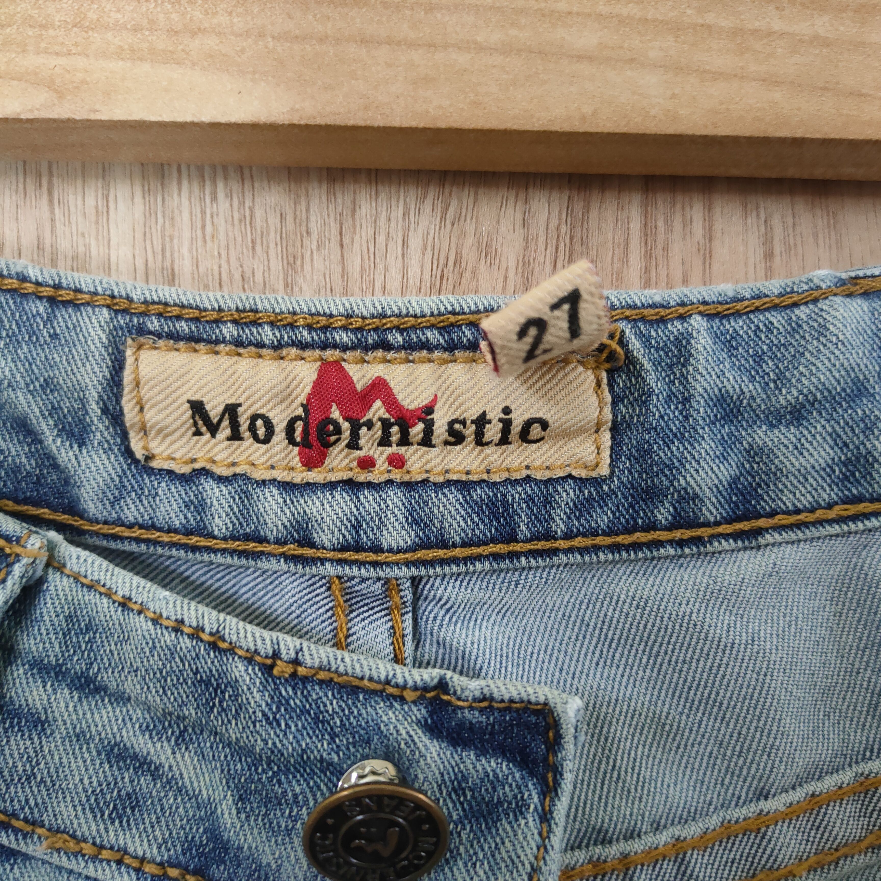 Japanese Brand MODERNISTIC MULTIPOCKET JEANS PANTS Size US 29 - 12 Thumbnail