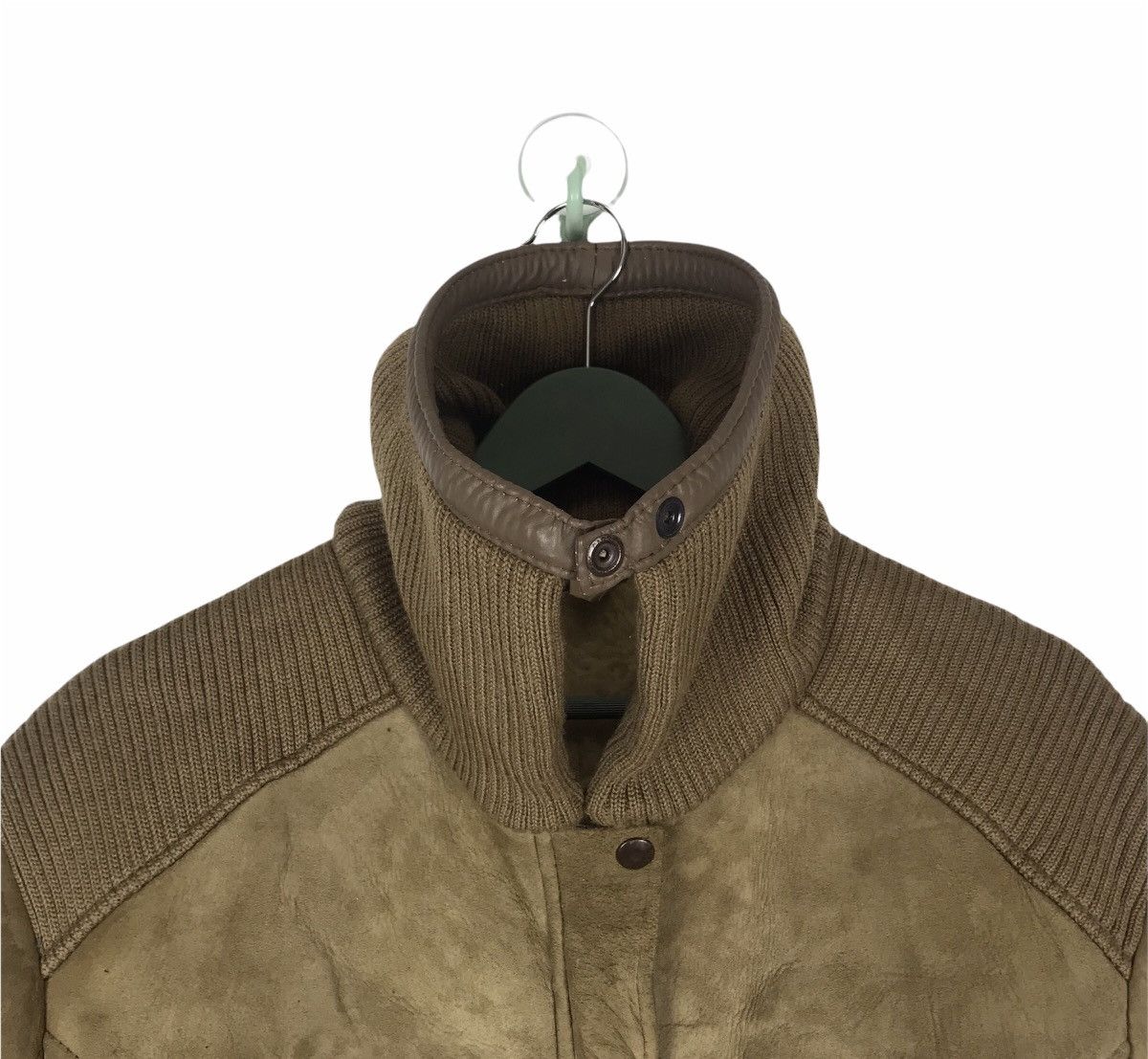 Other Vtg 80s hand crafted sheepskin suede leather jacket Size US M / EU 48-50 / 2 - 4 Thumbnail
