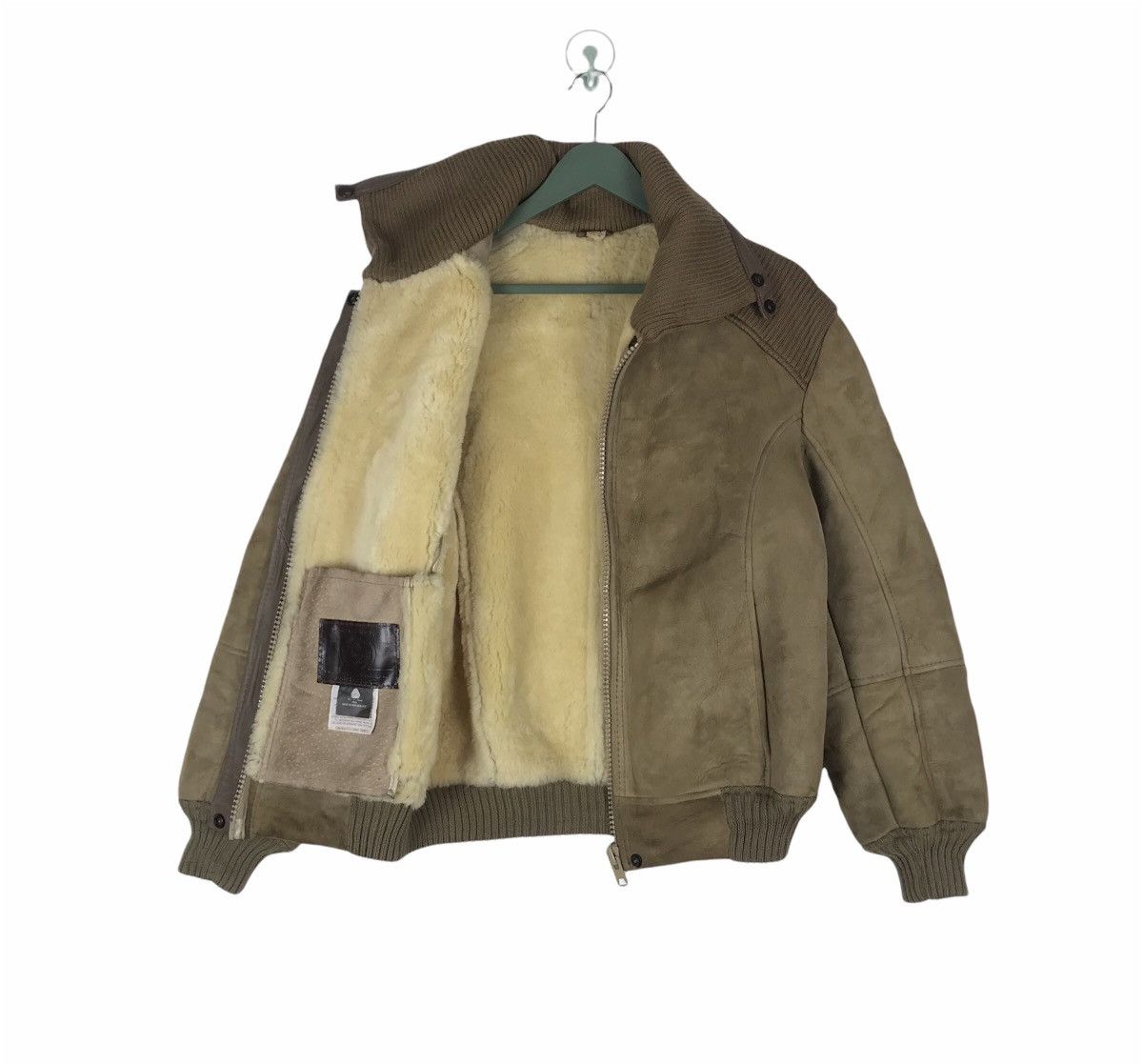 Other Vtg 80s hand crafted sheepskin suede leather jacket Size US M / EU 48-50 / 2 - 1 Thumbnail