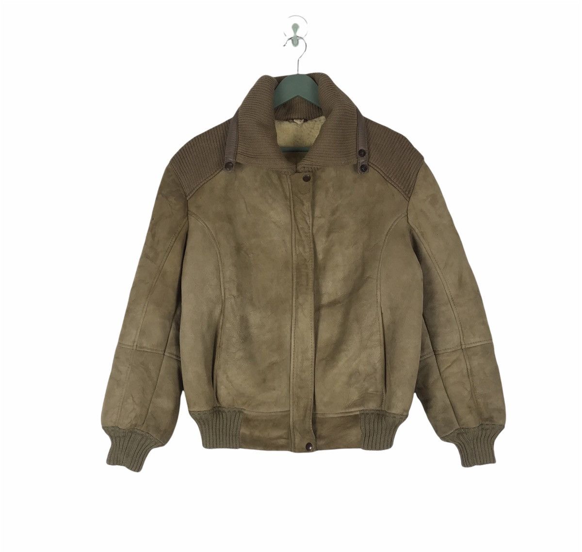 Other Vtg 80s hand crafted sheepskin suede leather jacket Size US M / EU 48-50 / 2 - 2 Thumbnail