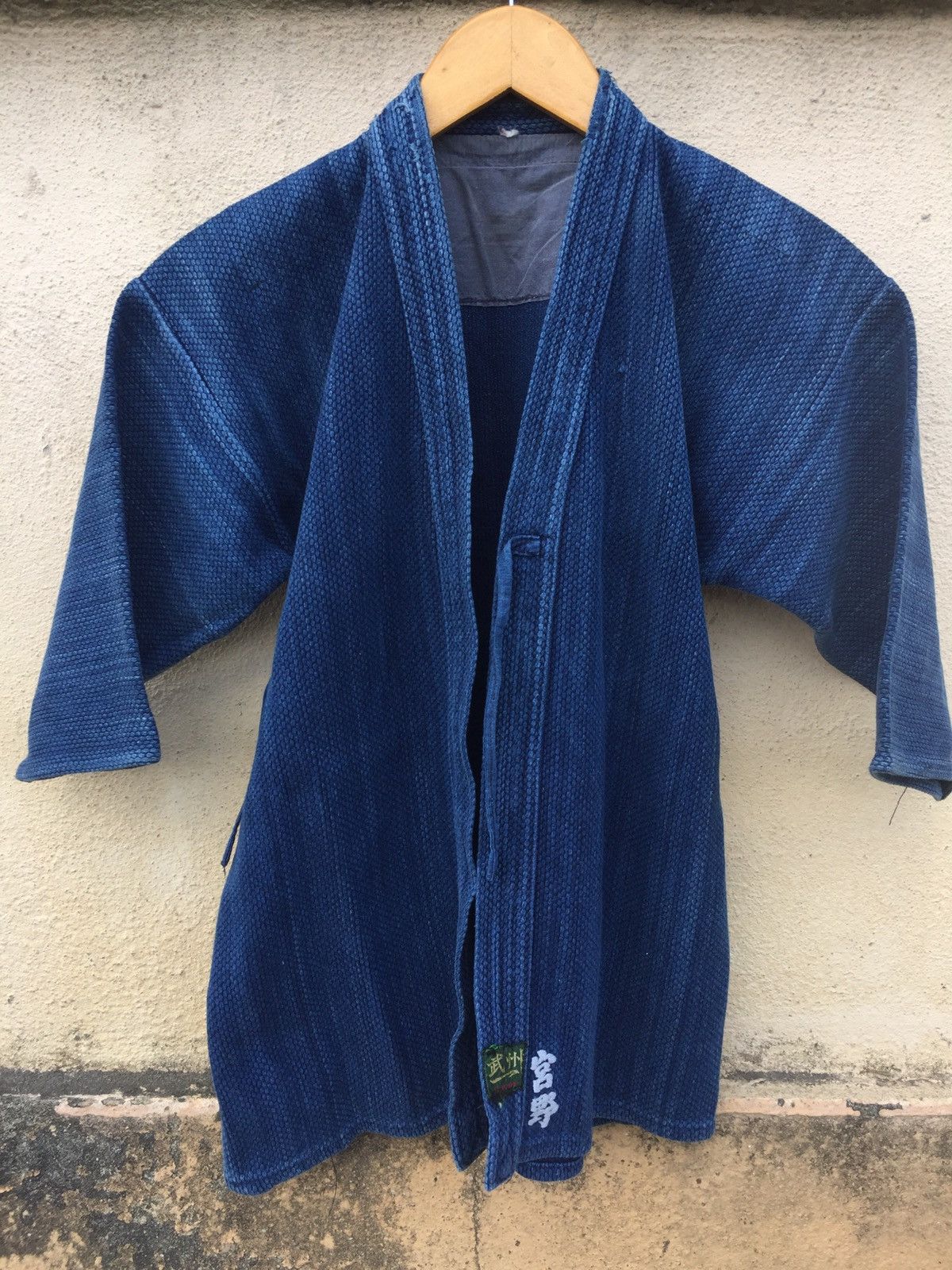 Indigo Vintage Japan Traditions Indigo Dyed Kimono Sanjuro Noragi Size US S / EU 44-46 / 1 - 2 Thumbnail