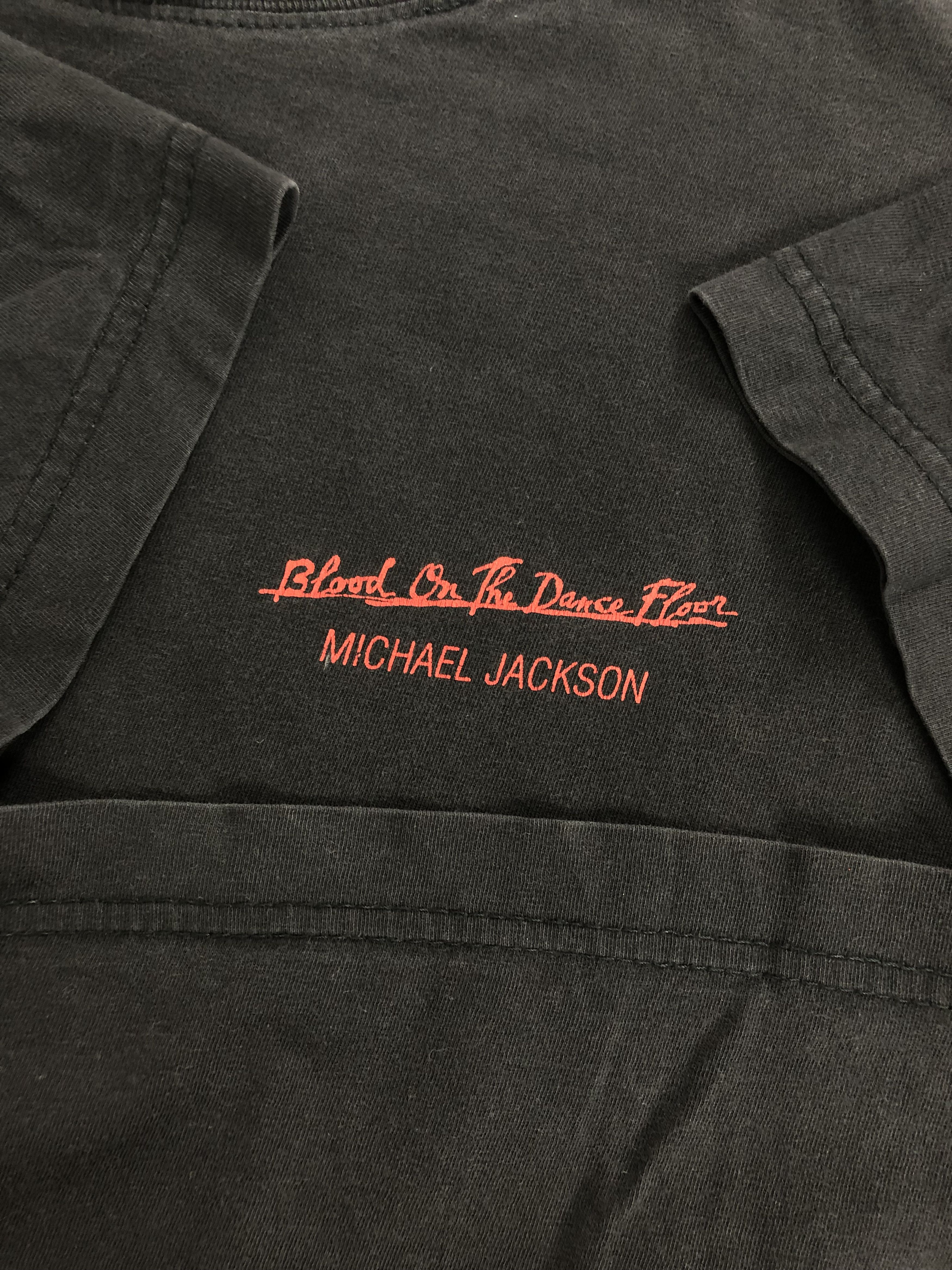 Band Tees Vintage 90s Michael Jackson Blood on the Dance Floor Tee Size US XL / EU 56 / 4 - 5 Thumbnail