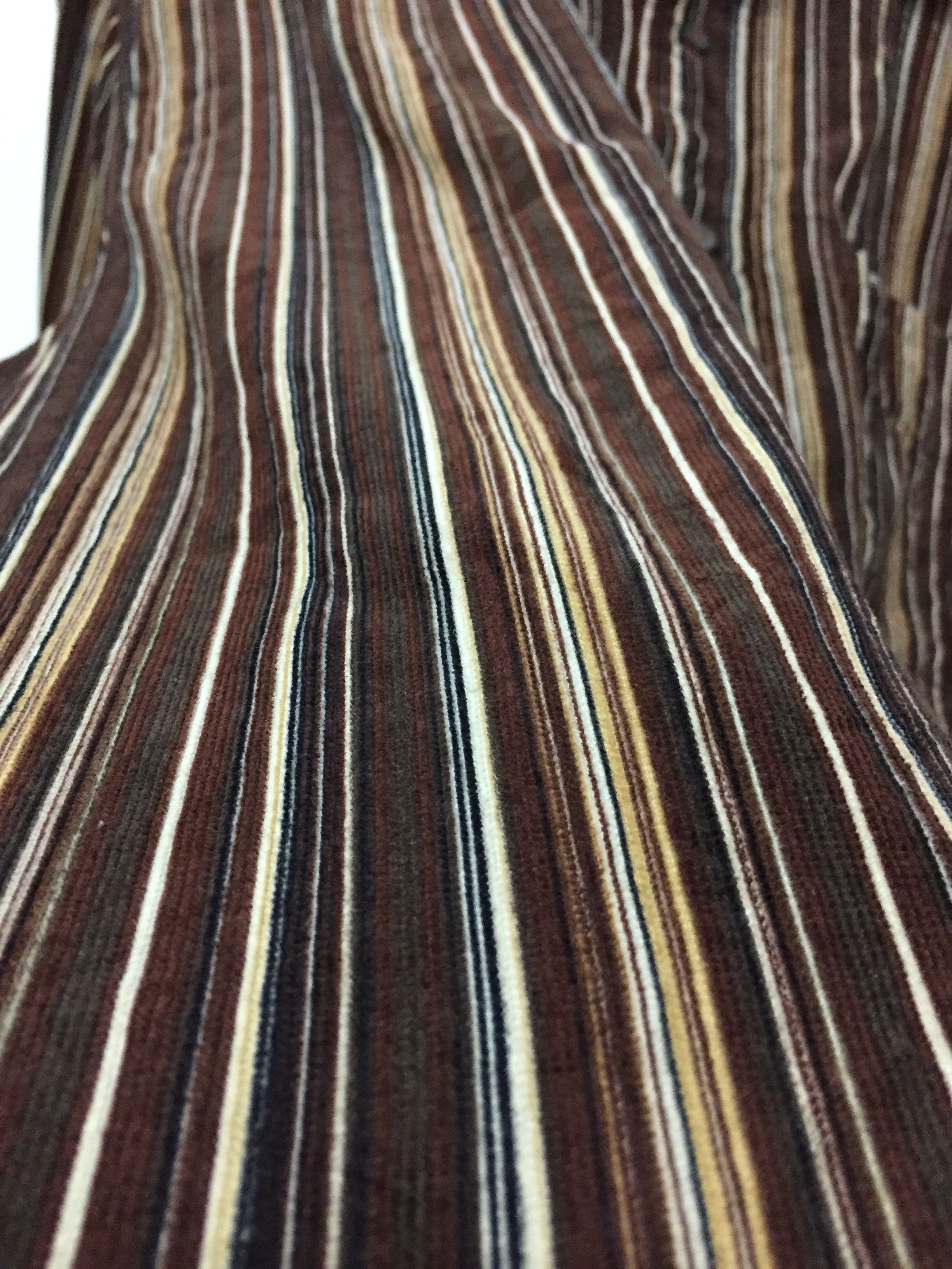 Japanese Brand × Yoshiyuki Konishi FICCE by YOSHIYUKI KONISHI stripe corduroy button up shirt Size US L / EU 52-54 / 3 - 5 Thumbnail