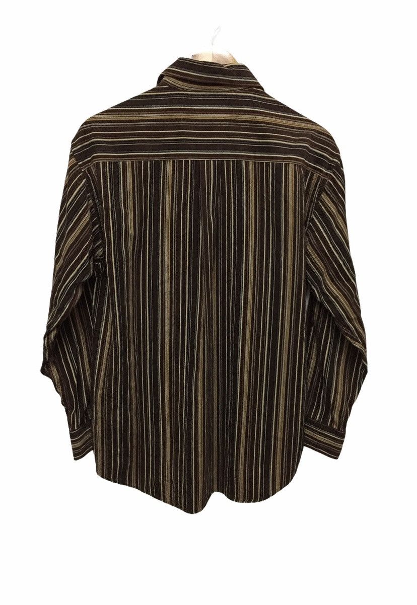 Japanese Brand × Yoshiyuki Konishi FICCE by YOSHIYUKI KONISHI stripe corduroy button up shirt Size US L / EU 52-54 / 3 - 6 Thumbnail