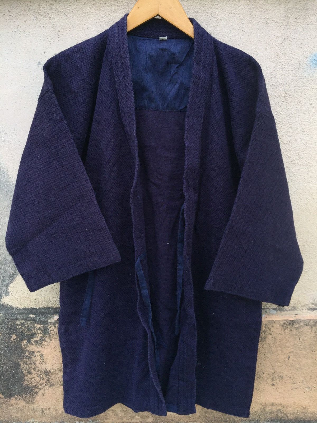 Japanese Brand Natural Indigo Noragi Kimono Jacket Sanjuro Cardigan Size US L / EU 52-54 / 3 - 1 Thumbnail