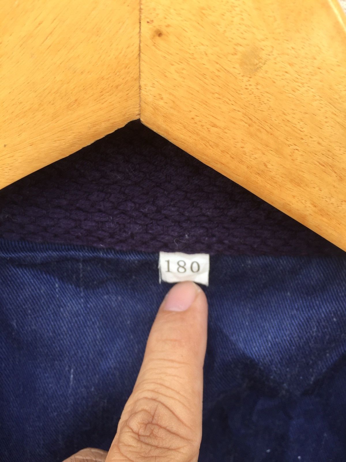 Japanese Brand Natural Indigo Noragi Kimono Jacket Sanjuro Cardigan Size US L / EU 52-54 / 3 - 4 Thumbnail