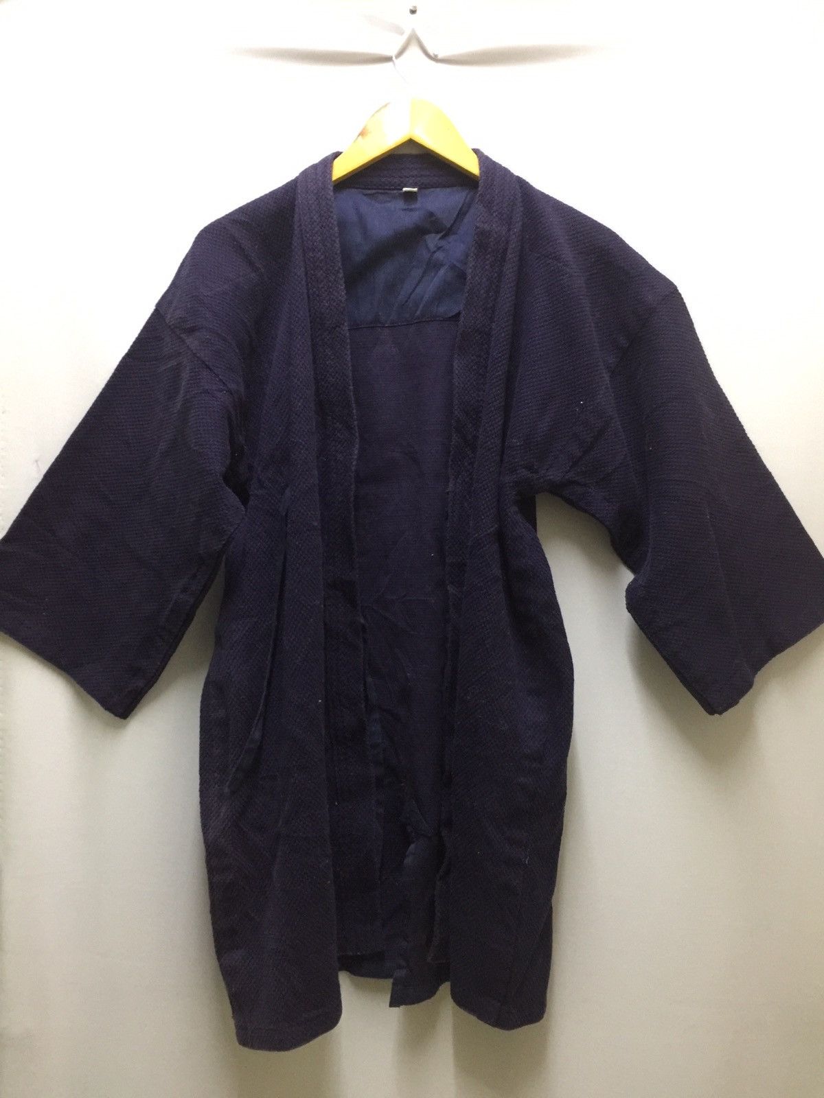 Japanese Brand Natural Indigo Noragi Kimono Jacket Sanjuro Cardigan Size US L / EU 52-54 / 3 - 7 Thumbnail
