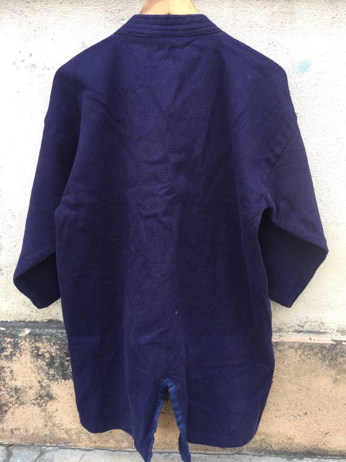 Japanese Brand Natural Indigo Noragi Kimono Jacket Sanjuro Cardigan Size US L / EU 52-54 / 3 - 2 Thumbnail