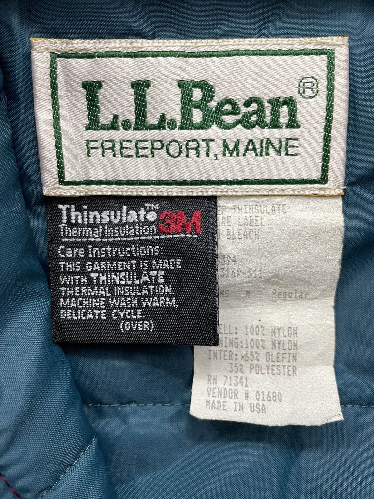 L.L. Bean BEST VINTAGE! LL BEAN Thinsulate 3M Half Zip Hoodie USA Size US M / EU 48-50 / 2 - 8 Thumbnail