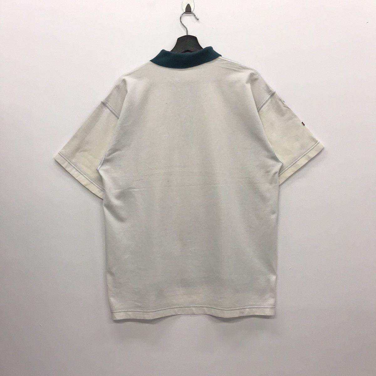 Sergio Tacchini × Vintage Rare!! Vintage Sergio Tacchini Polo Tee Multi Stripe Colour Size US M / EU 48-50 / 2 - 11 Thumbnail