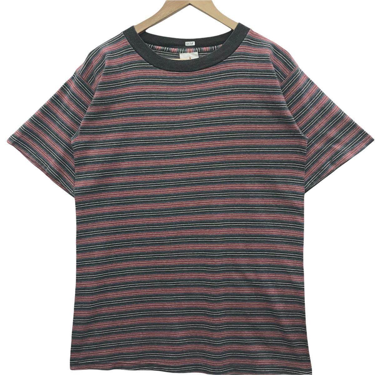 Vintage Vintage 90s GB Golden Britt Surf Style Stripes Tee Size US M / EU 48-50 / 2 - 2 Thumbnail