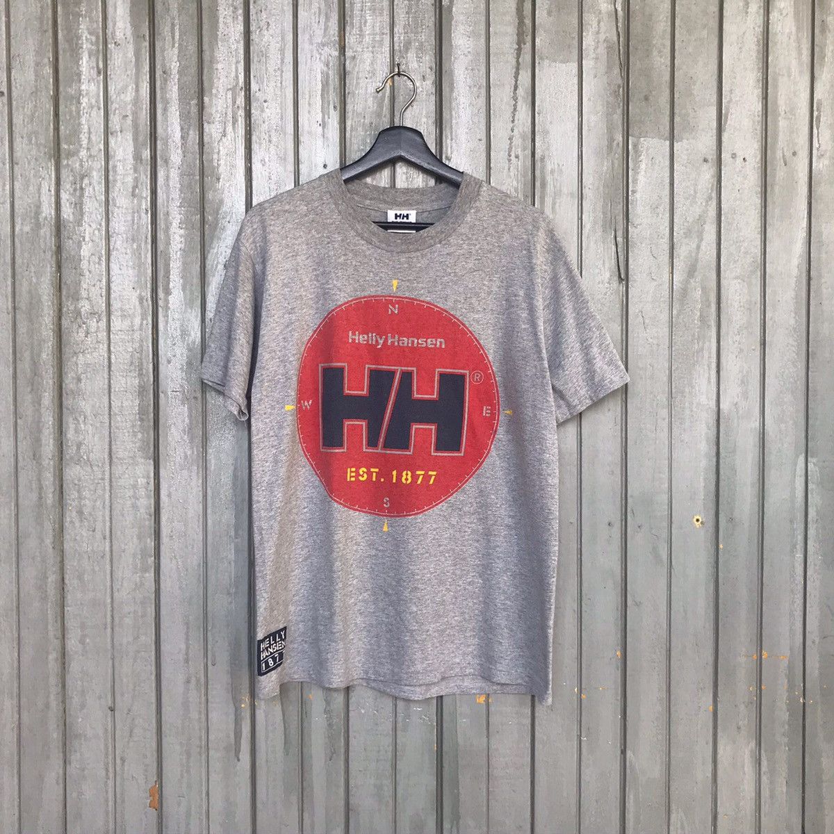 Helly Hansen × Vintage ‼️Vintage HELLY HANSEN Big Logo Men Tshirt Size US L / EU 52-54 / 3 - 1 Thumbnail