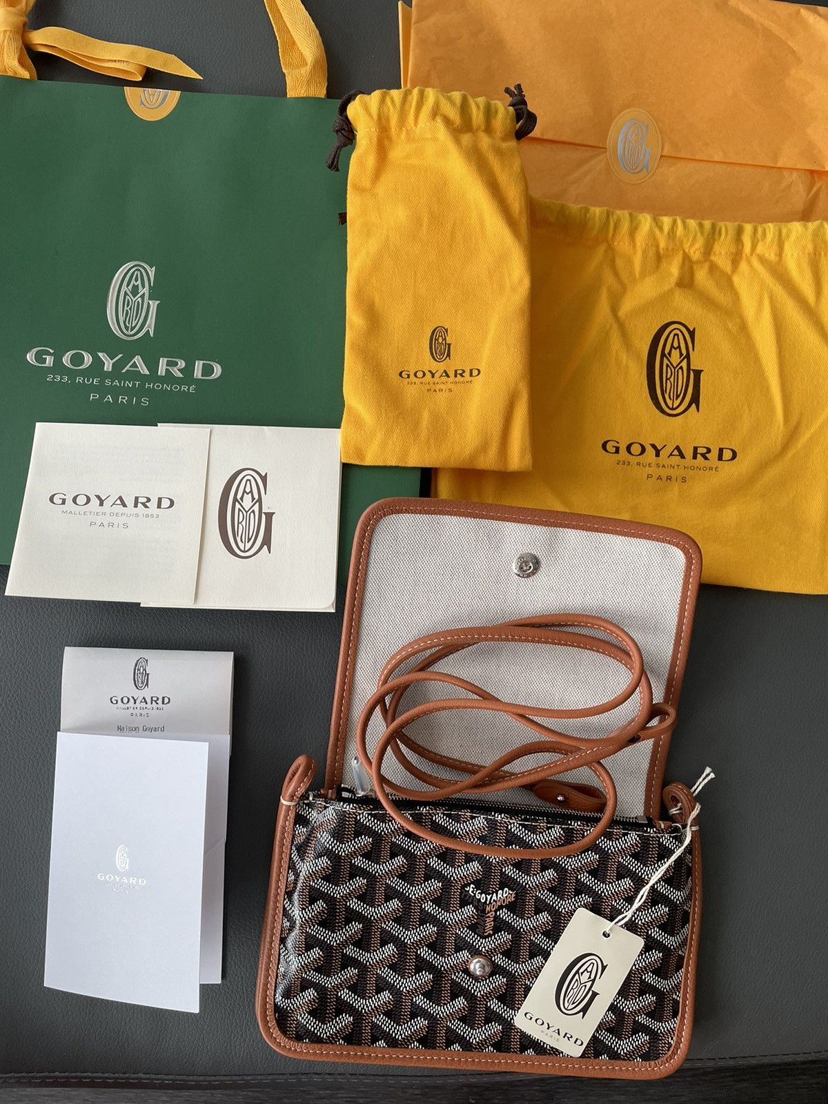 Goyard Rare Brand New Limited Edition Crossbody Iconic Logo Bag Size ONE SIZE - 16 Thumbnail