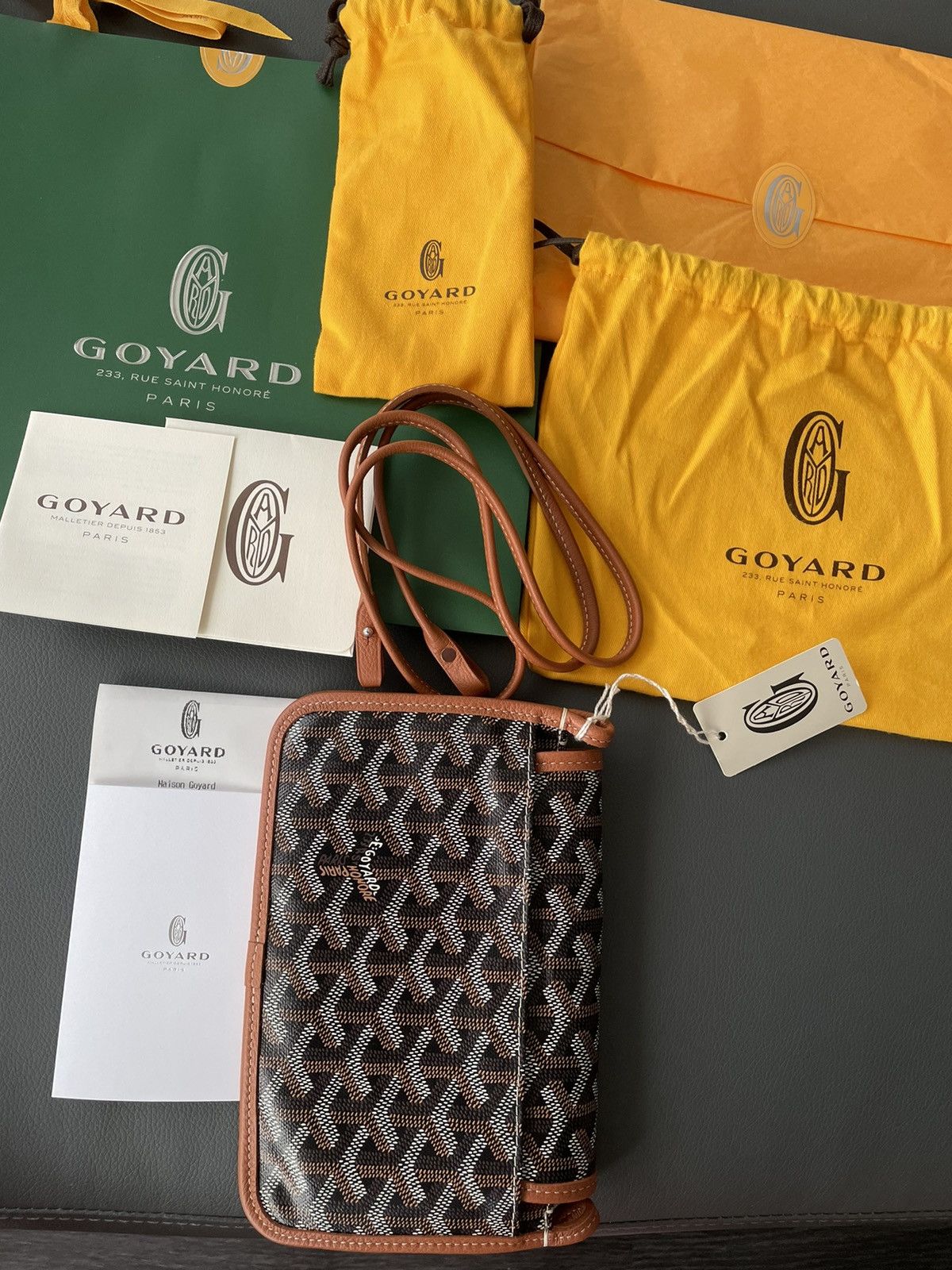 Goyard Rare Brand New Limited Edition Crossbody Iconic Logo Bag Size ONE SIZE - 10 Thumbnail
